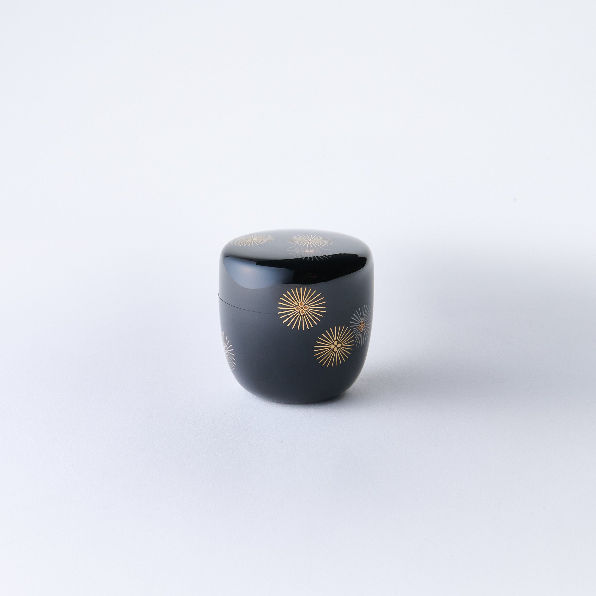 Gold and Silver Larch Tree Natsume Matcha Container