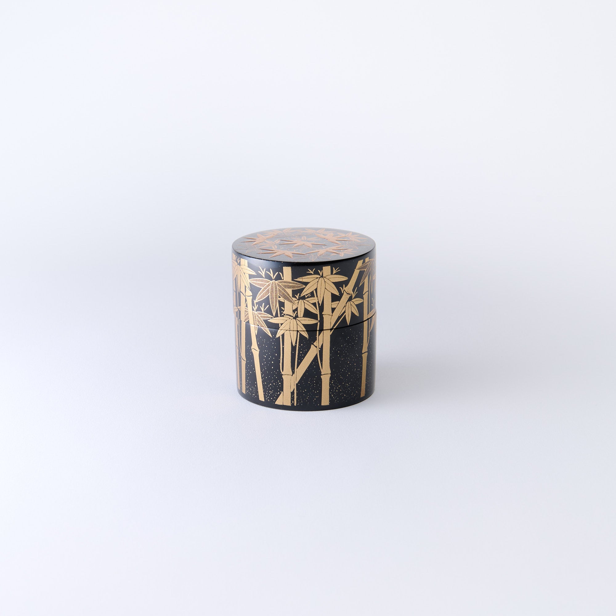 Golden Bamboo Nakatsugi Matcha Container
