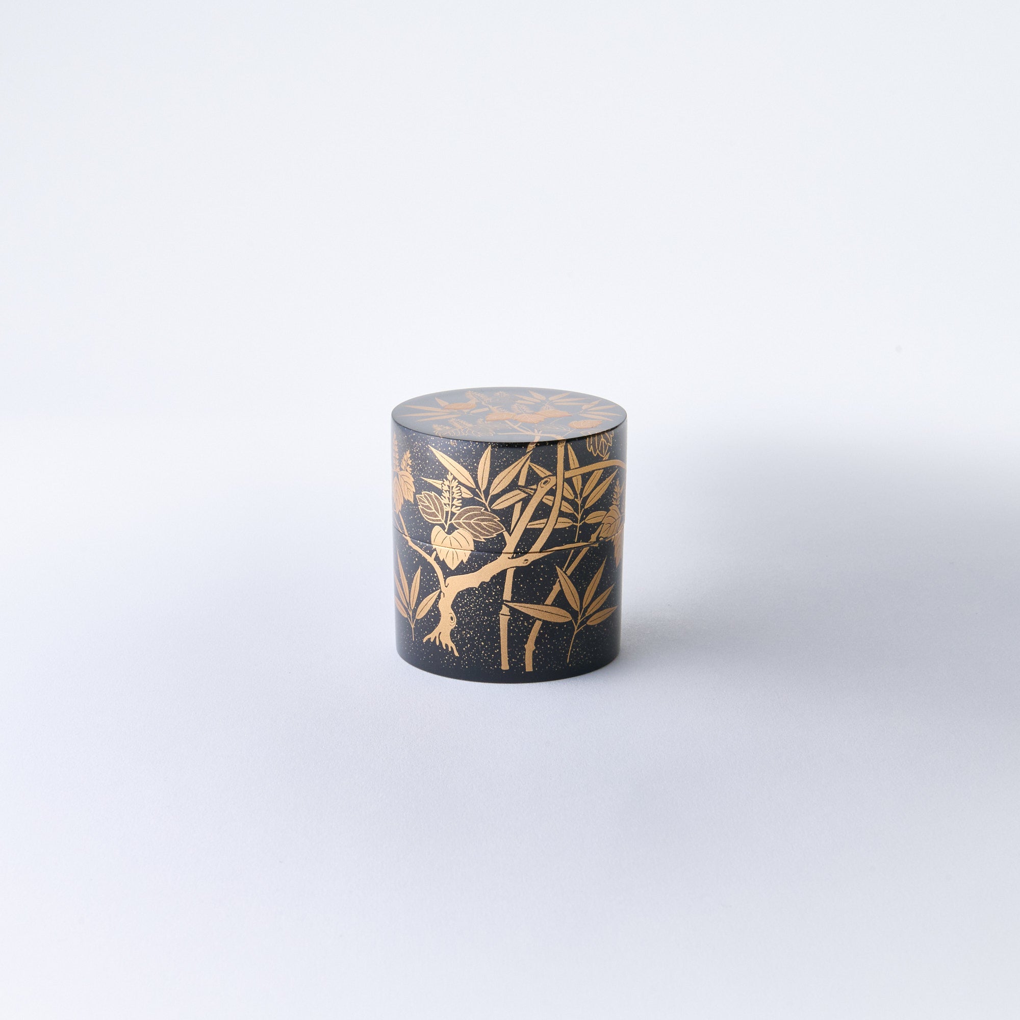 Golden Sasagiri Nakatsugi Matcha Container