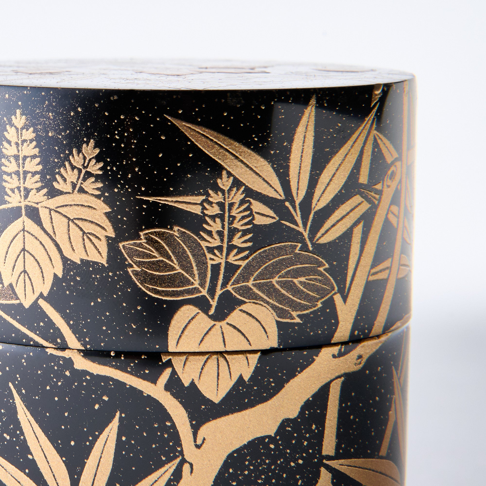 Golden Sasagiri Nakatsugi Matcha Container