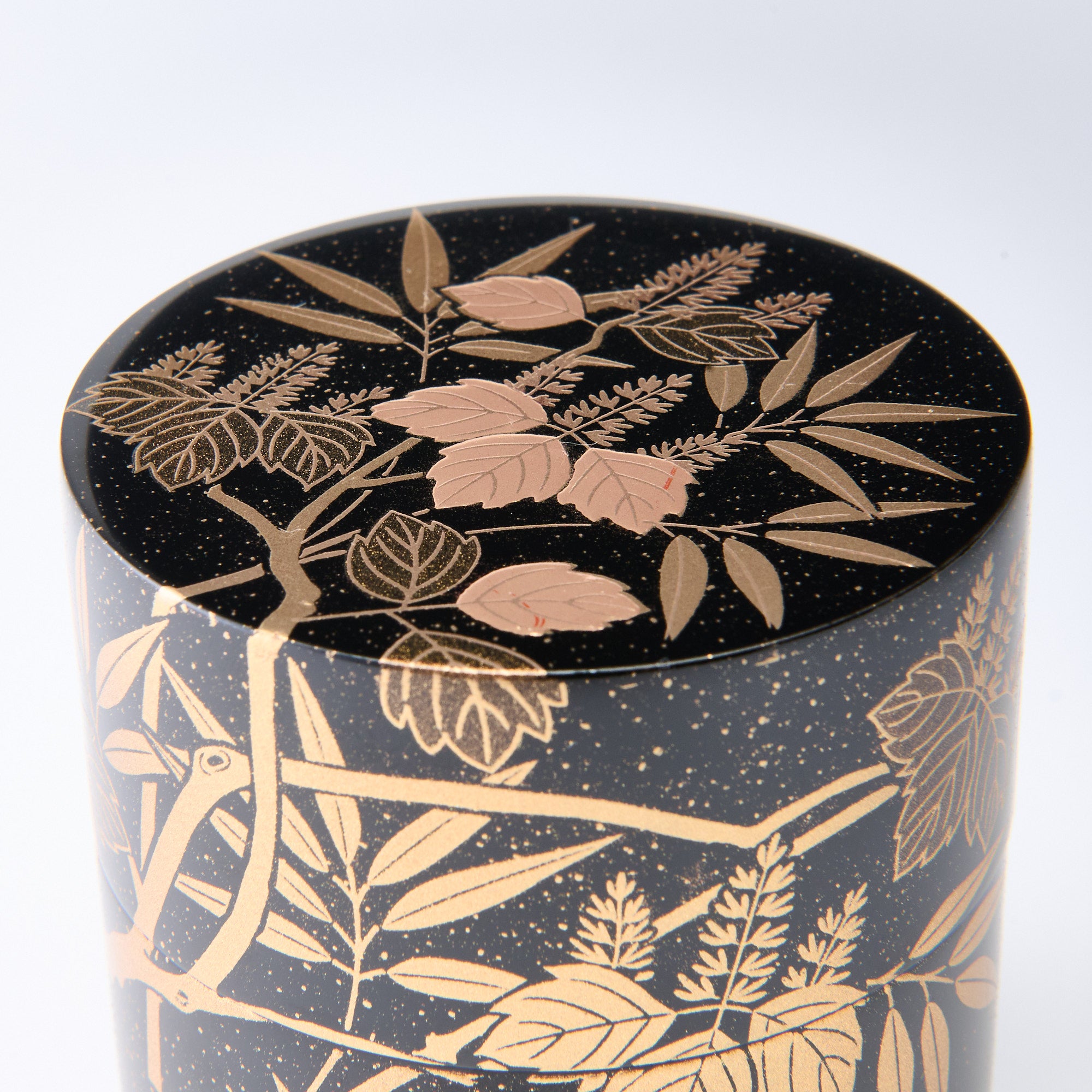 Golden Sasagiri Nakatsugi Matcha Container
