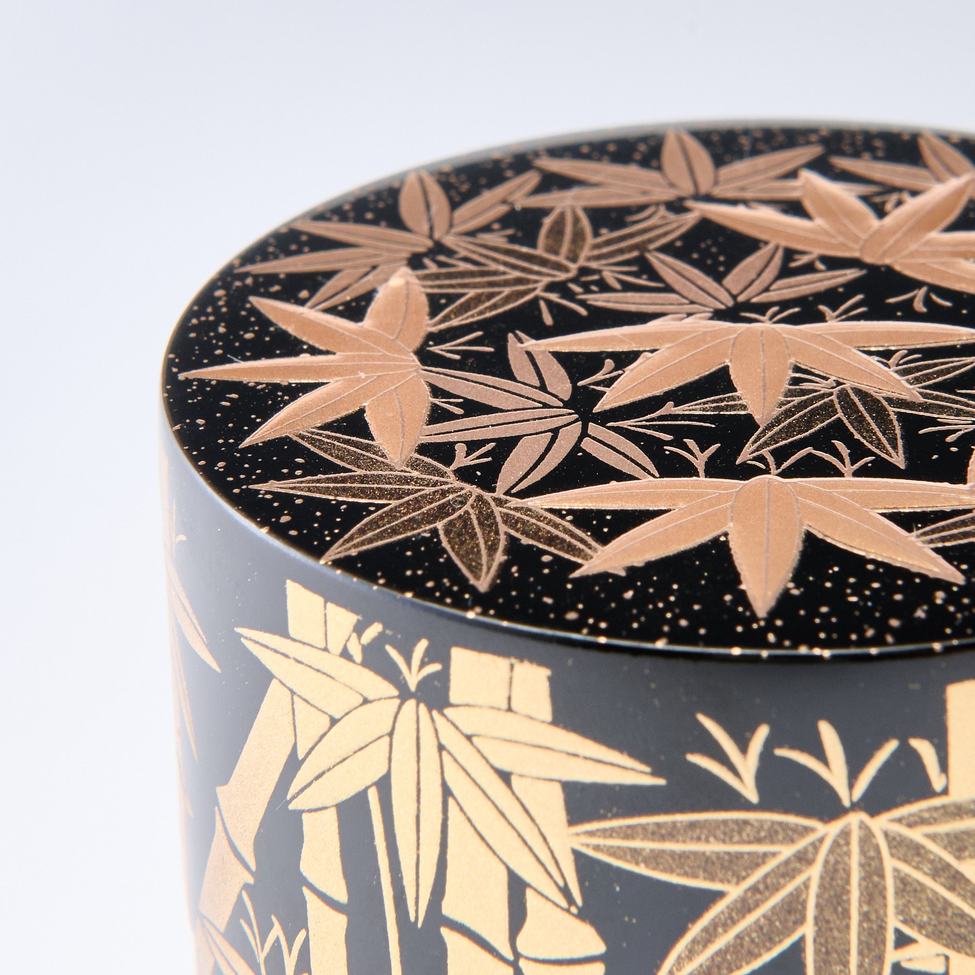 Golden Bamboo Nakatsugi Matcha Container