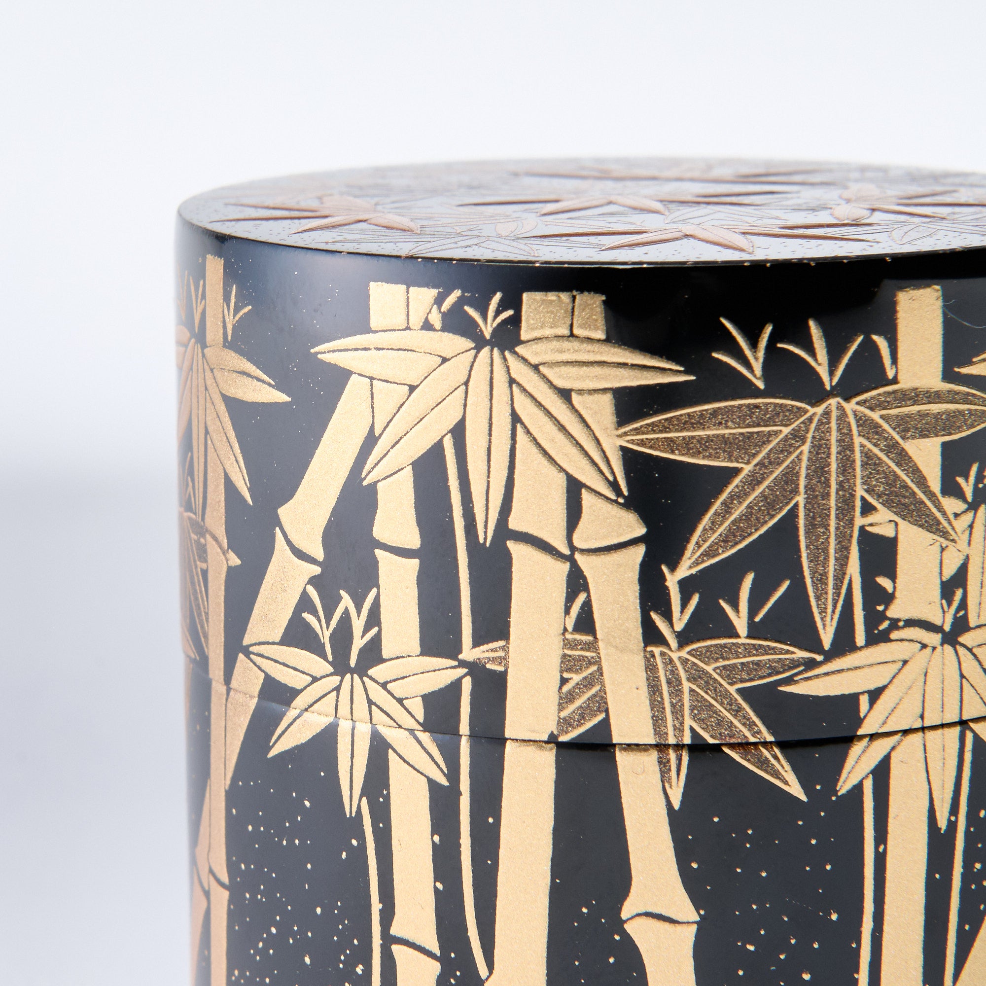 Golden Bamboo Nakatsugi Matcha Container