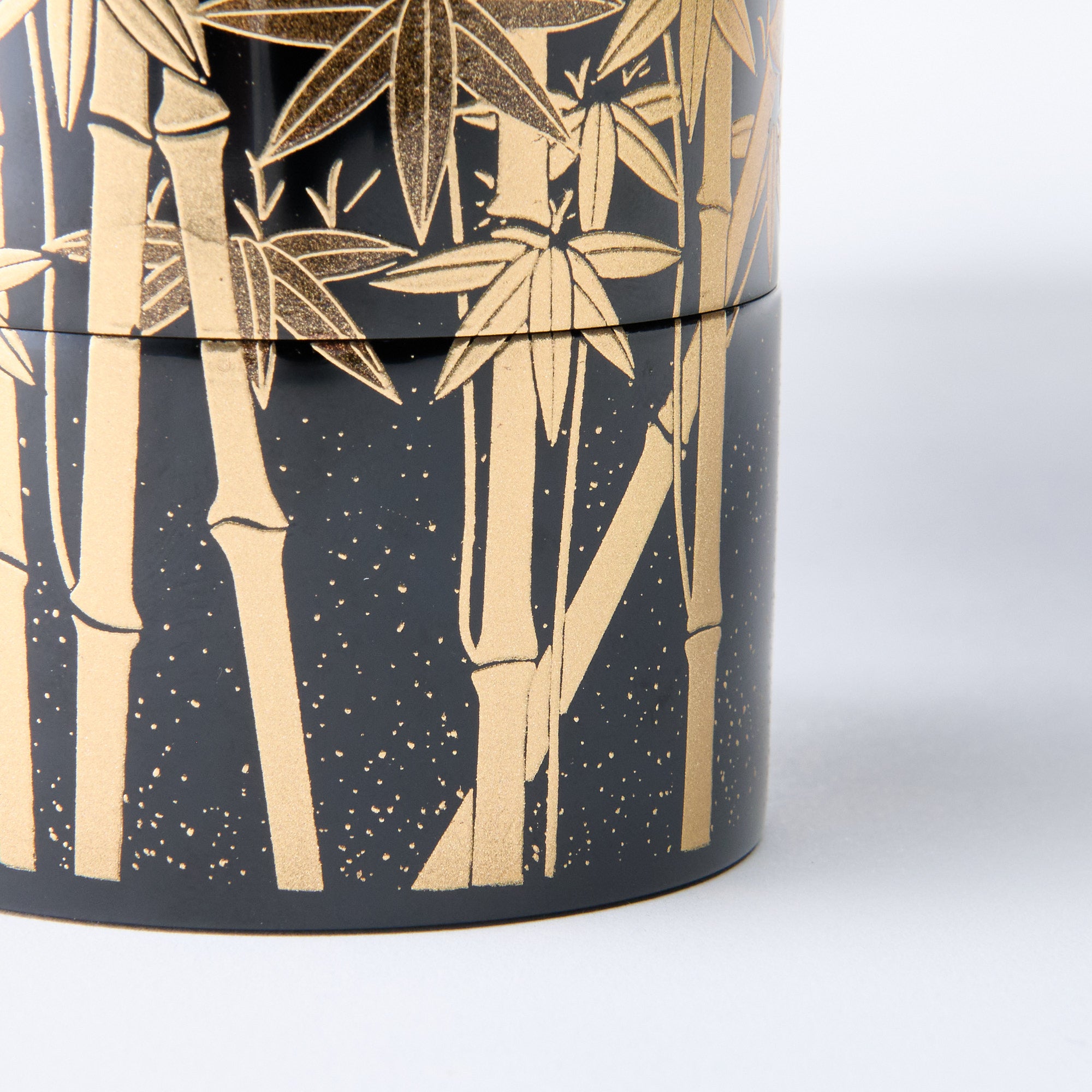 Golden Bamboo Nakatsugi Matcha Container