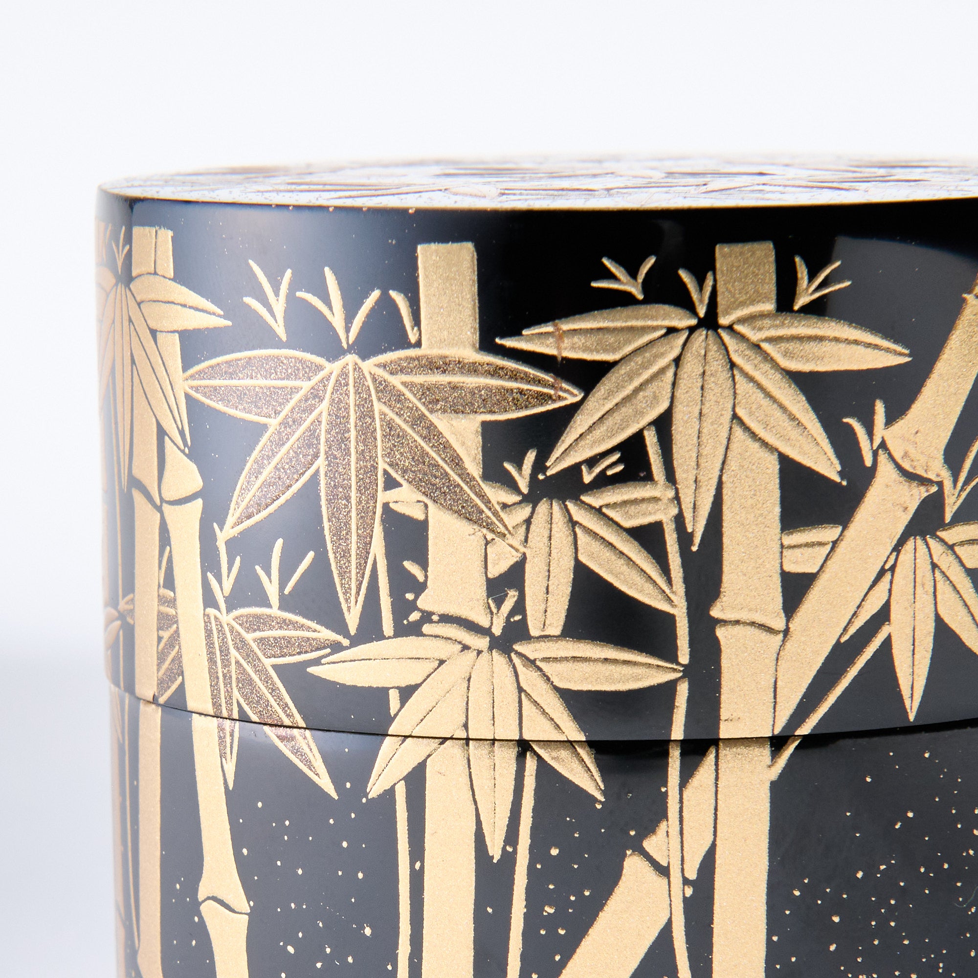 Golden Bamboo Nakatsugi Matcha Container