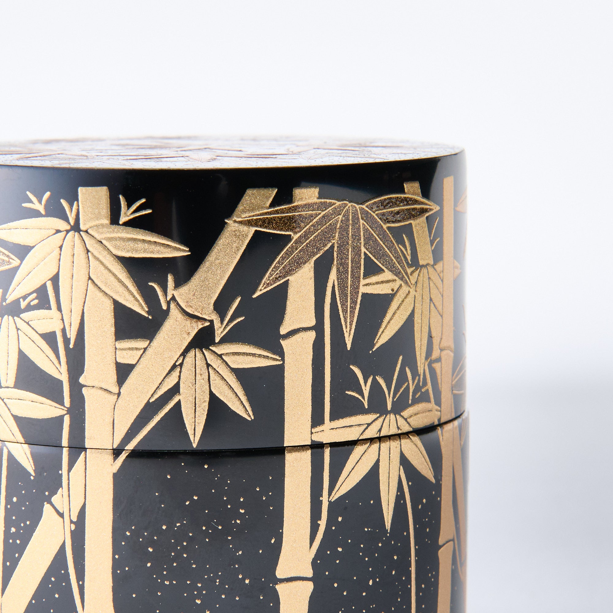 Golden Bamboo Nakatsugi Matcha Container