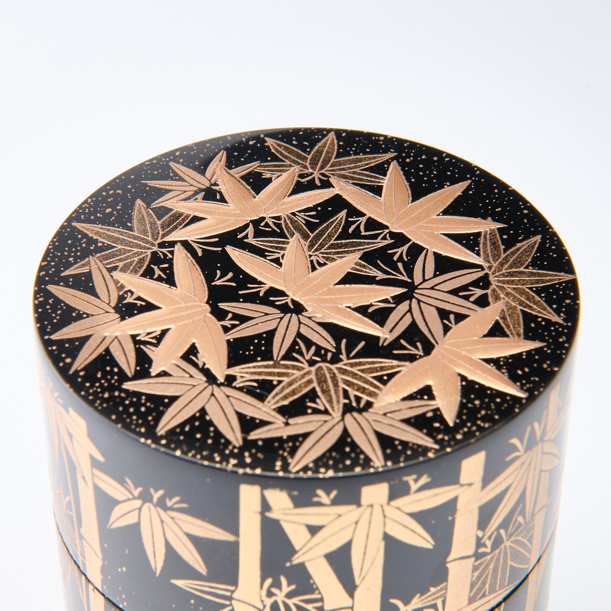 Golden Bamboo Nakatsugi Matcha Container