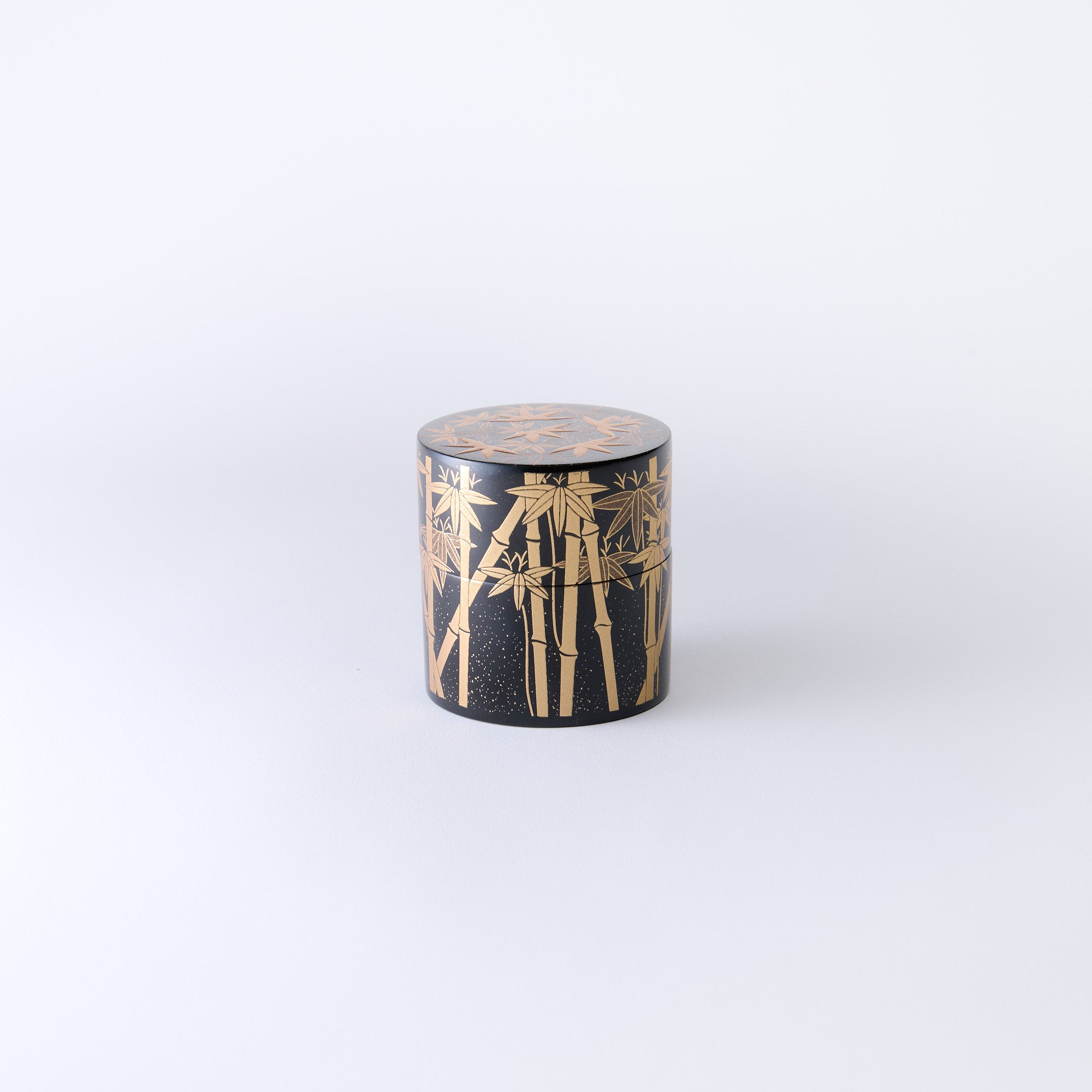 Golden Bamboo Nakatsugi Matcha Container