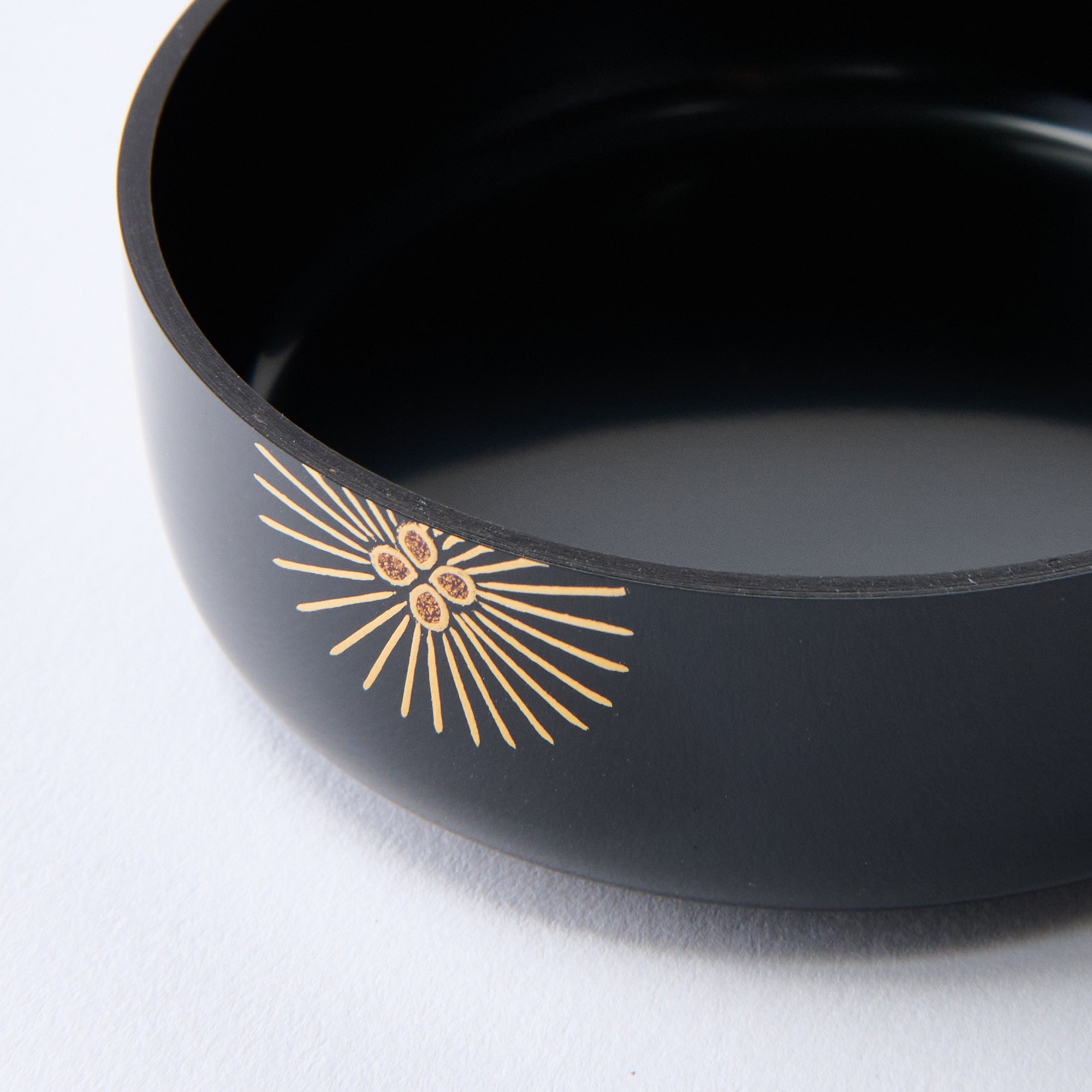 Gold and Silver Larch Tree Natsume Matcha Container