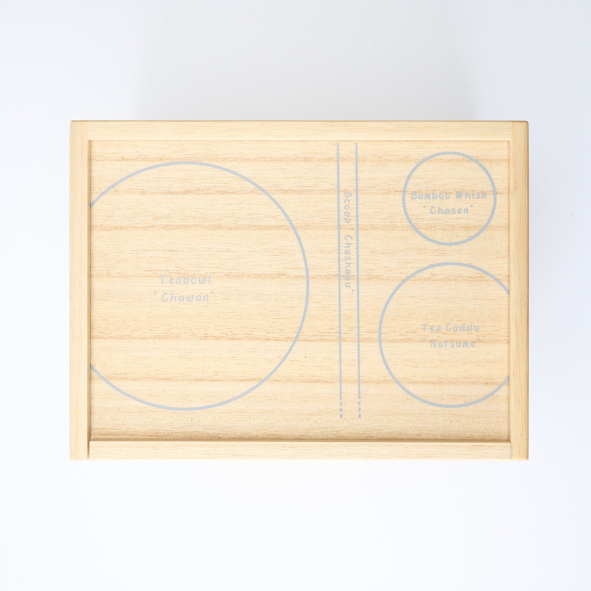 Yu-Chabako Wood Grain Matcha Tea Set