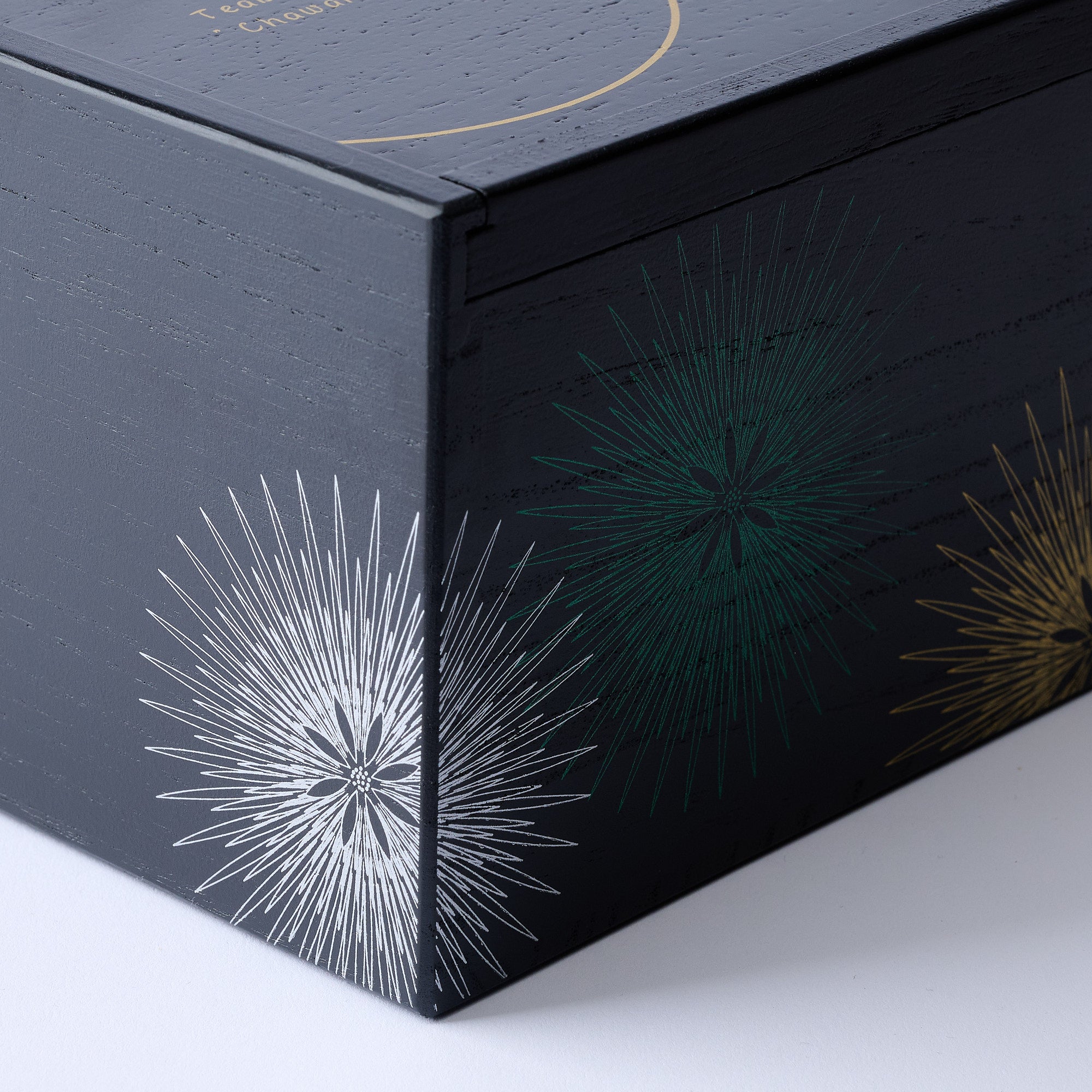Yu-Chabako Black & Fireworks Matcha Tea Set