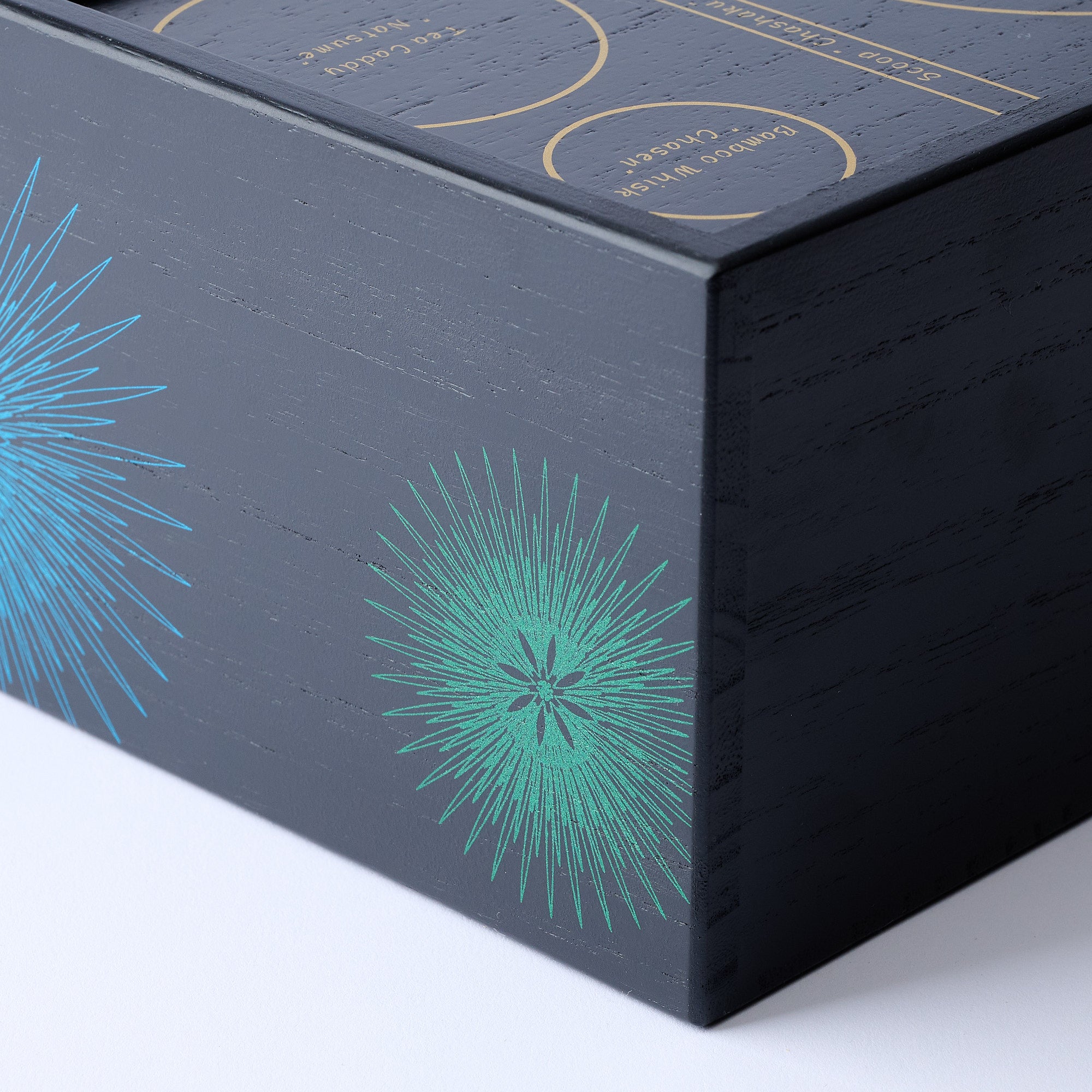 Yu-Chabako Black & Fireworks Matcha Tea Set