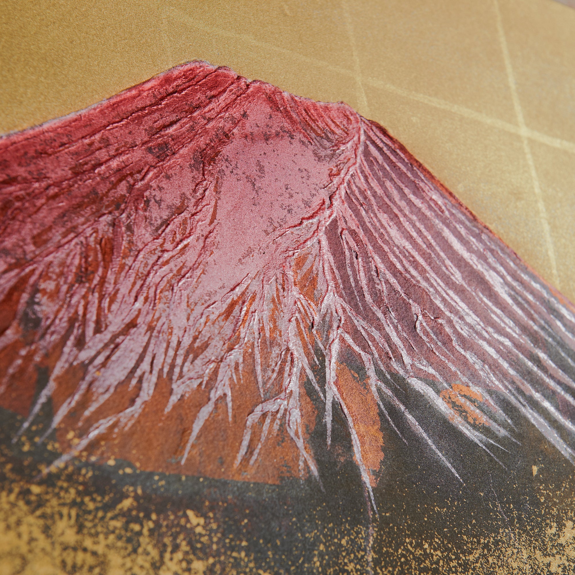 Aka-Fuji Kakejiku Hanging Scroll