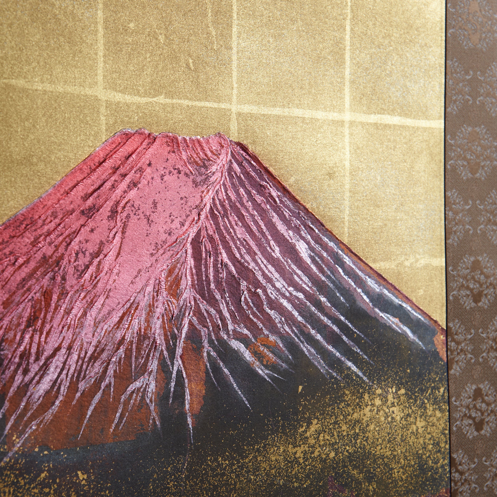 Aka-Fuji Kakejiku Hanging Scroll