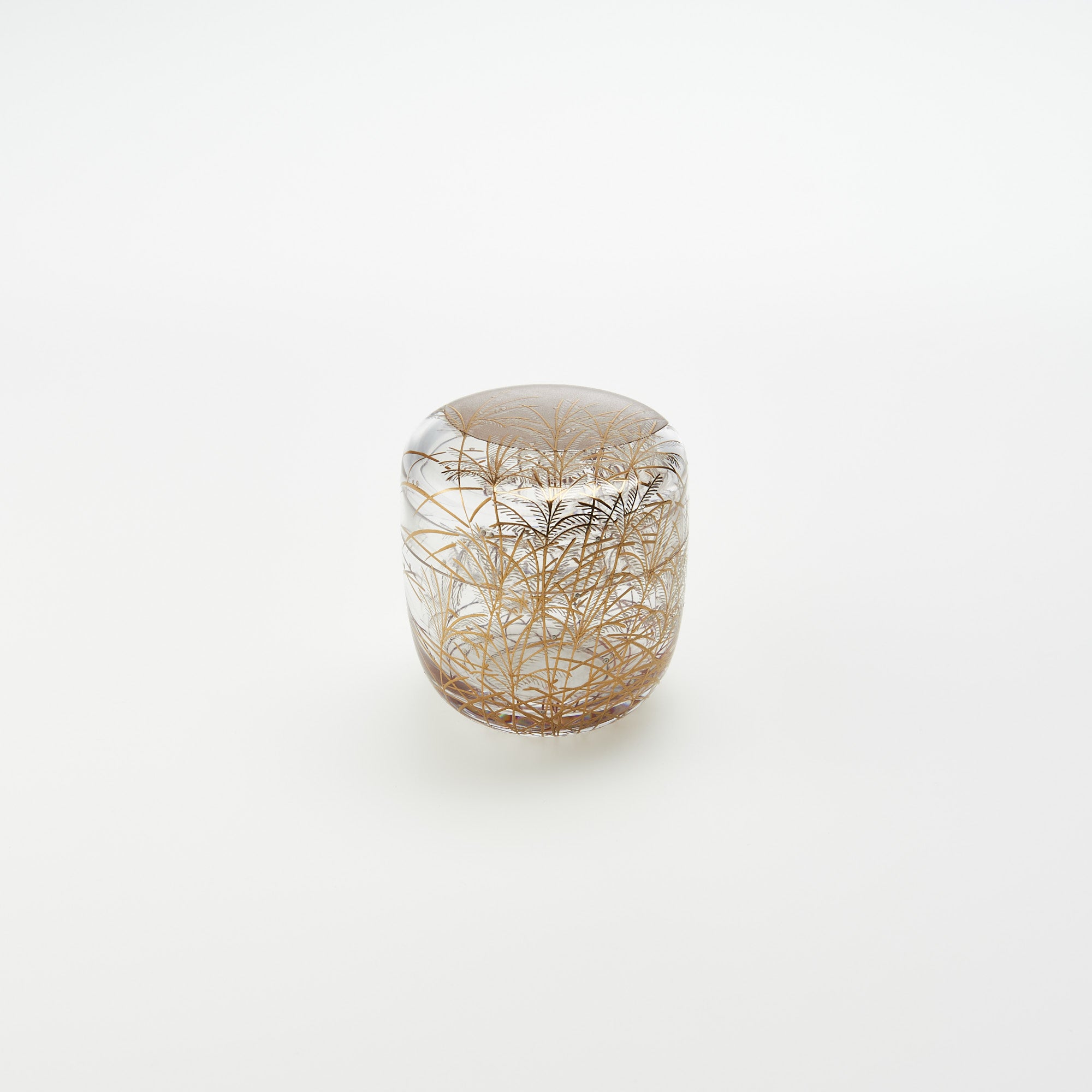 Silver Grass Under the Moon Natsume Matcha Container