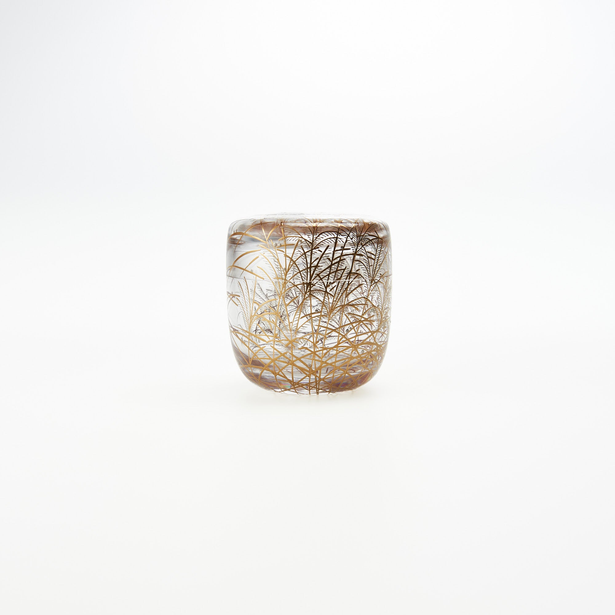 Silver Grass Under the Moon Natsume Matcha Container