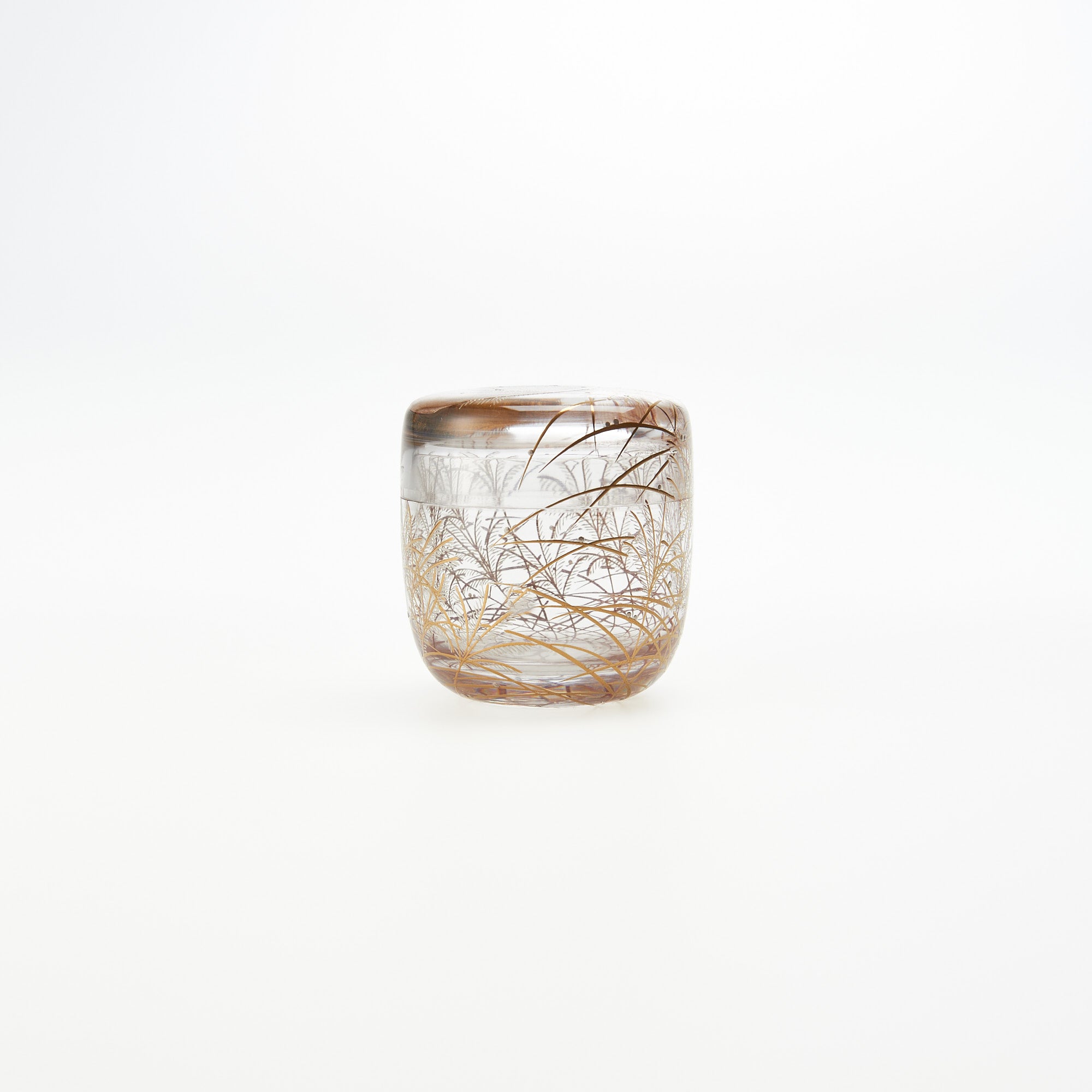 Silver Grass Under the Moon Natsume Matcha Container