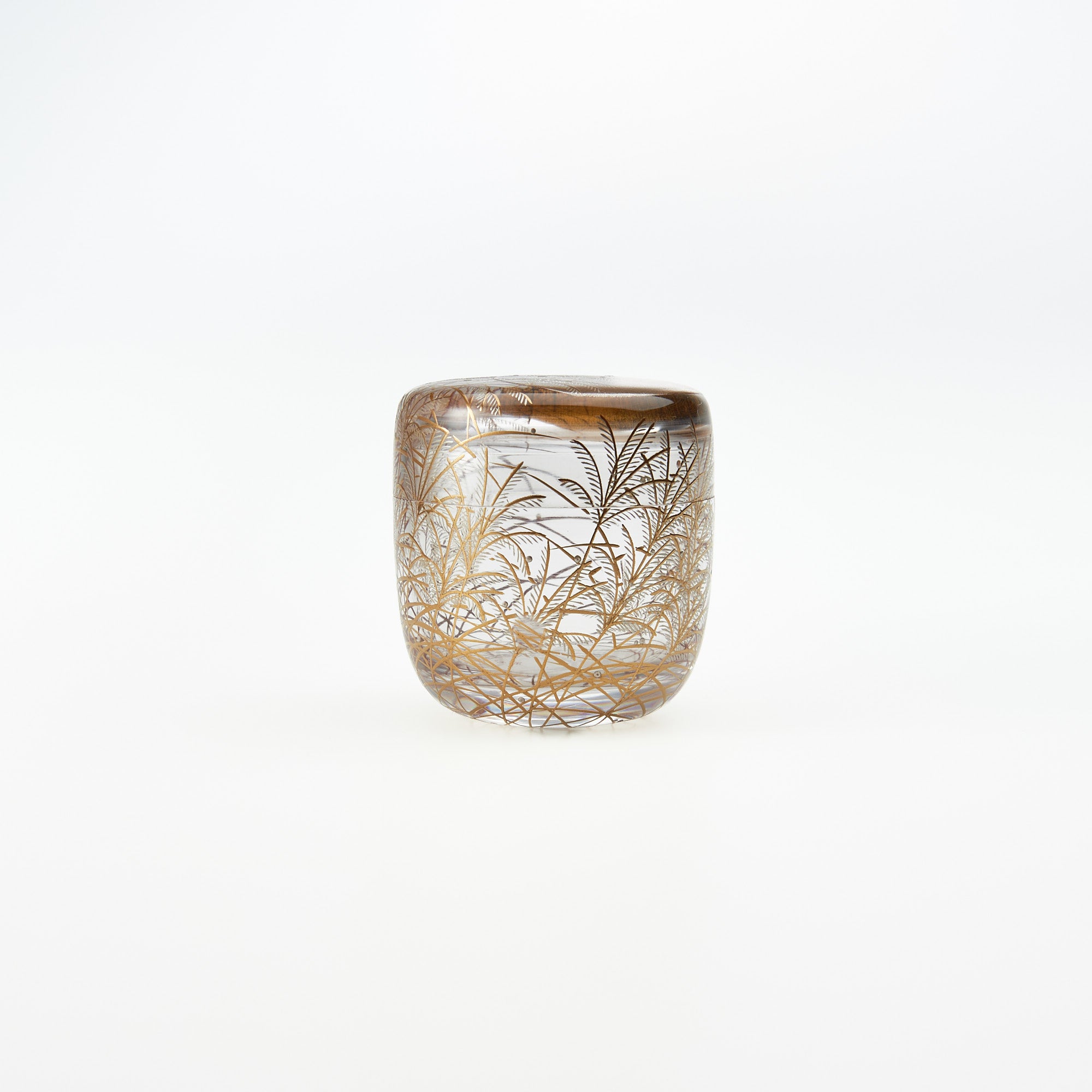 Silver Grass Under the Moon Natsume Matcha Container