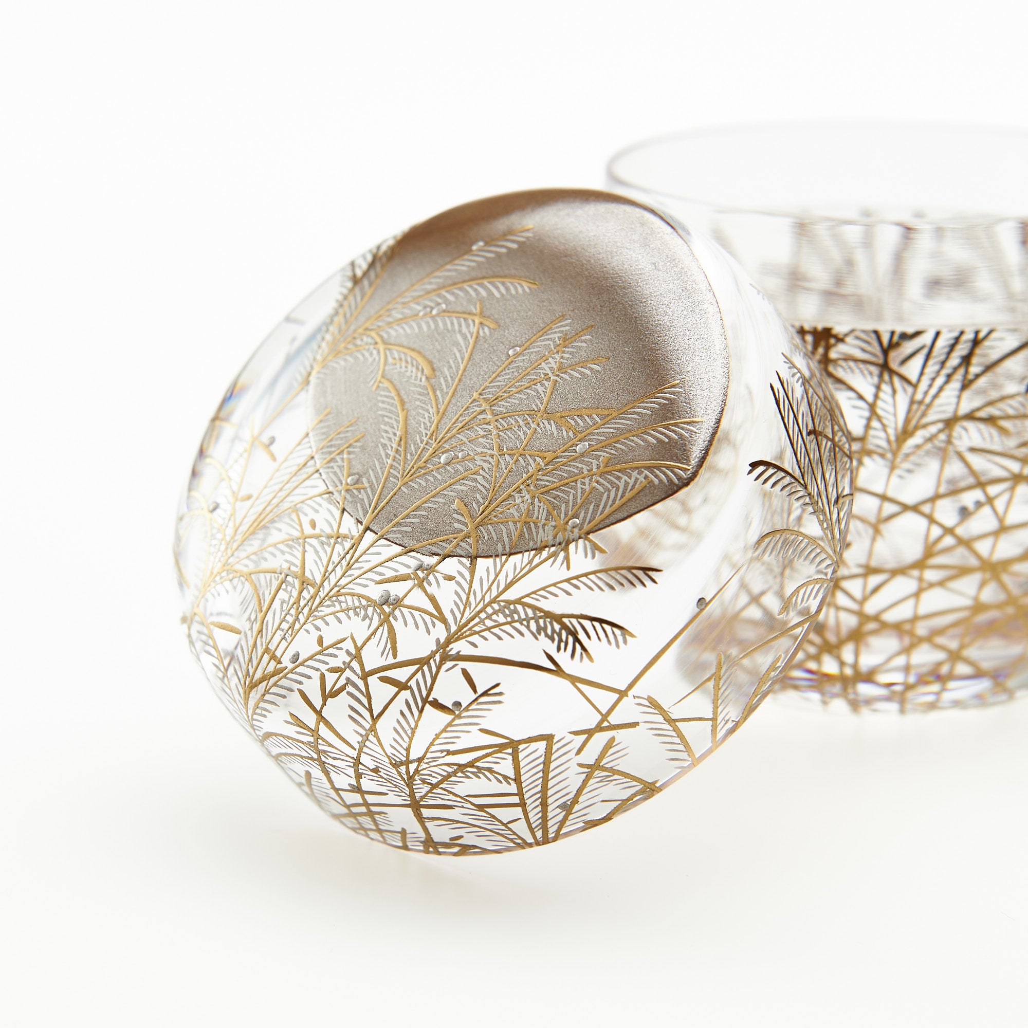 Silver Grass Under the Moon Natsume Matcha Container