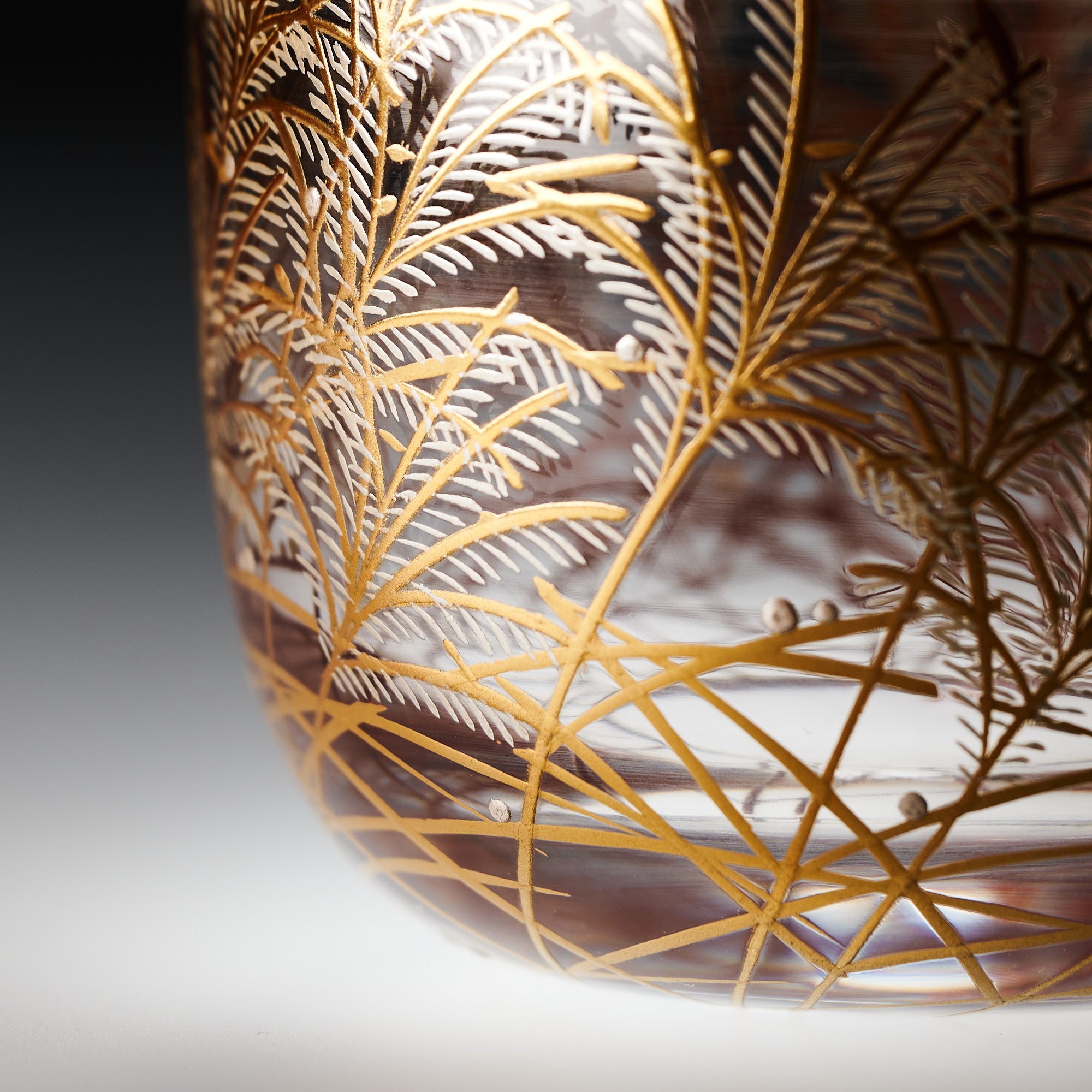 Silver Grass Under the Moon Natsume Matcha Container