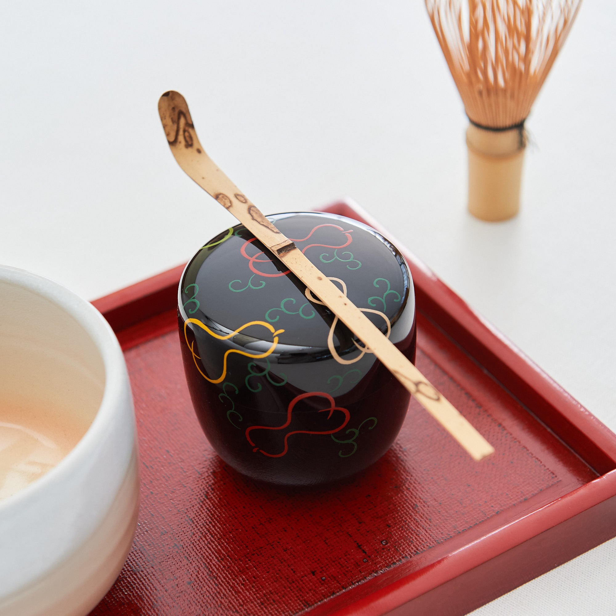 Colorful Six Gourds Natsume Matcha Container