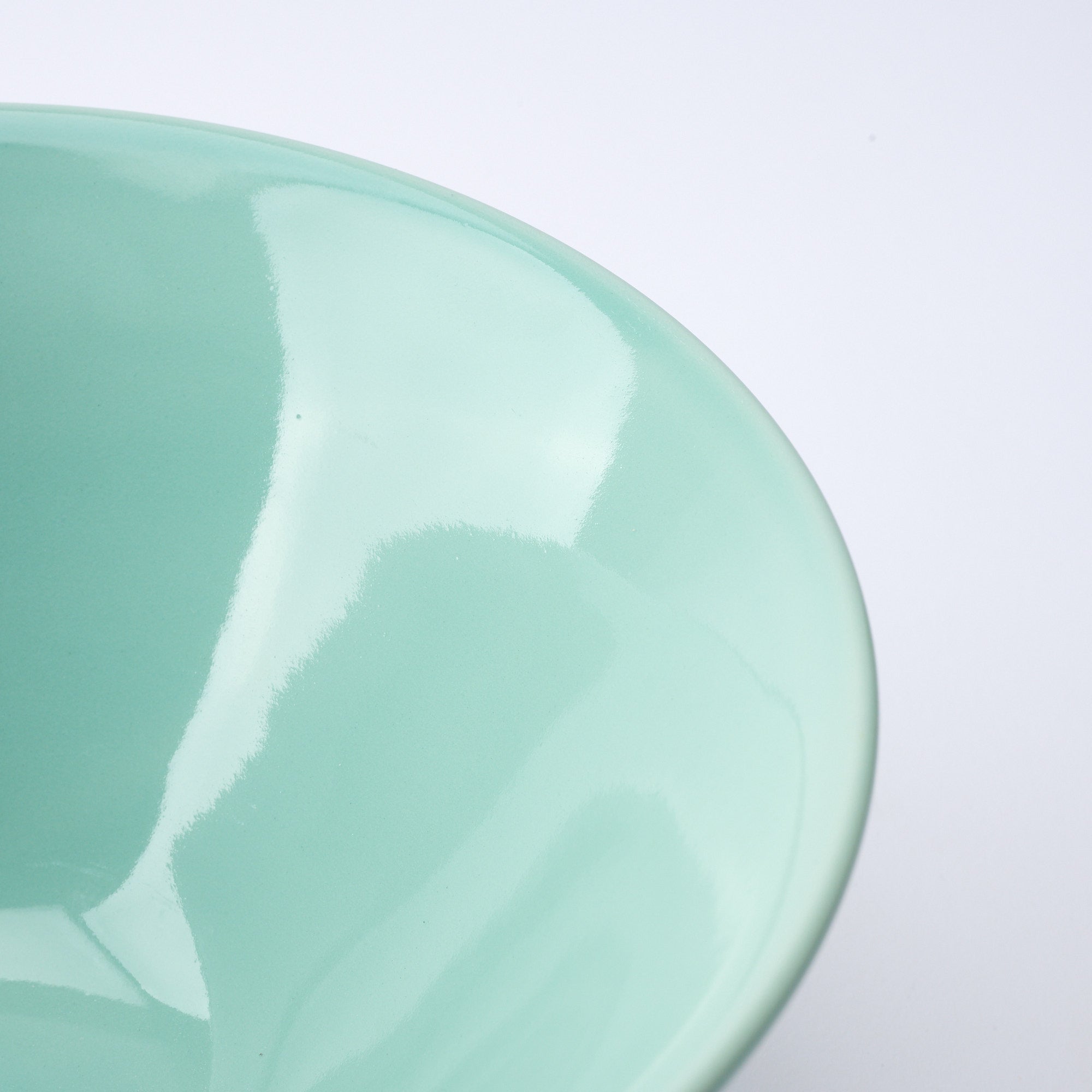 Turquoise Celadon Ramen Bowl 7.9 IN
