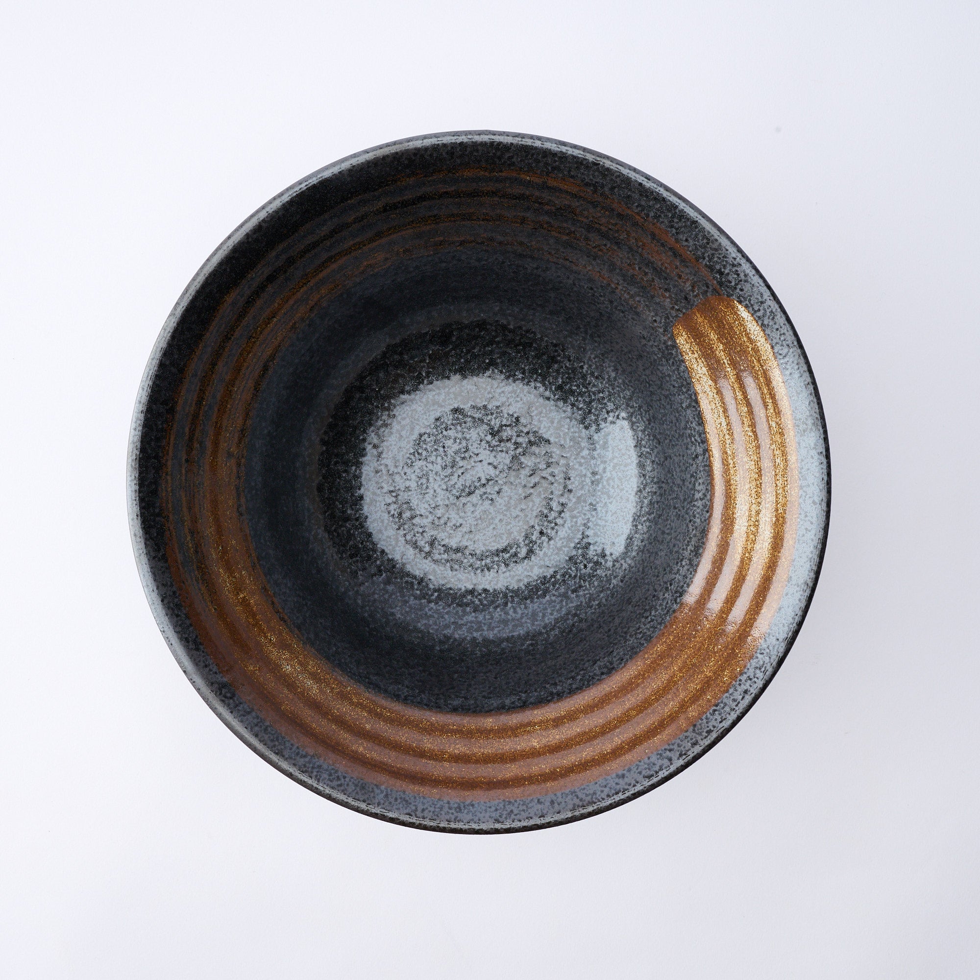 Black Hakeme Ramen Bowl 8.9 IN