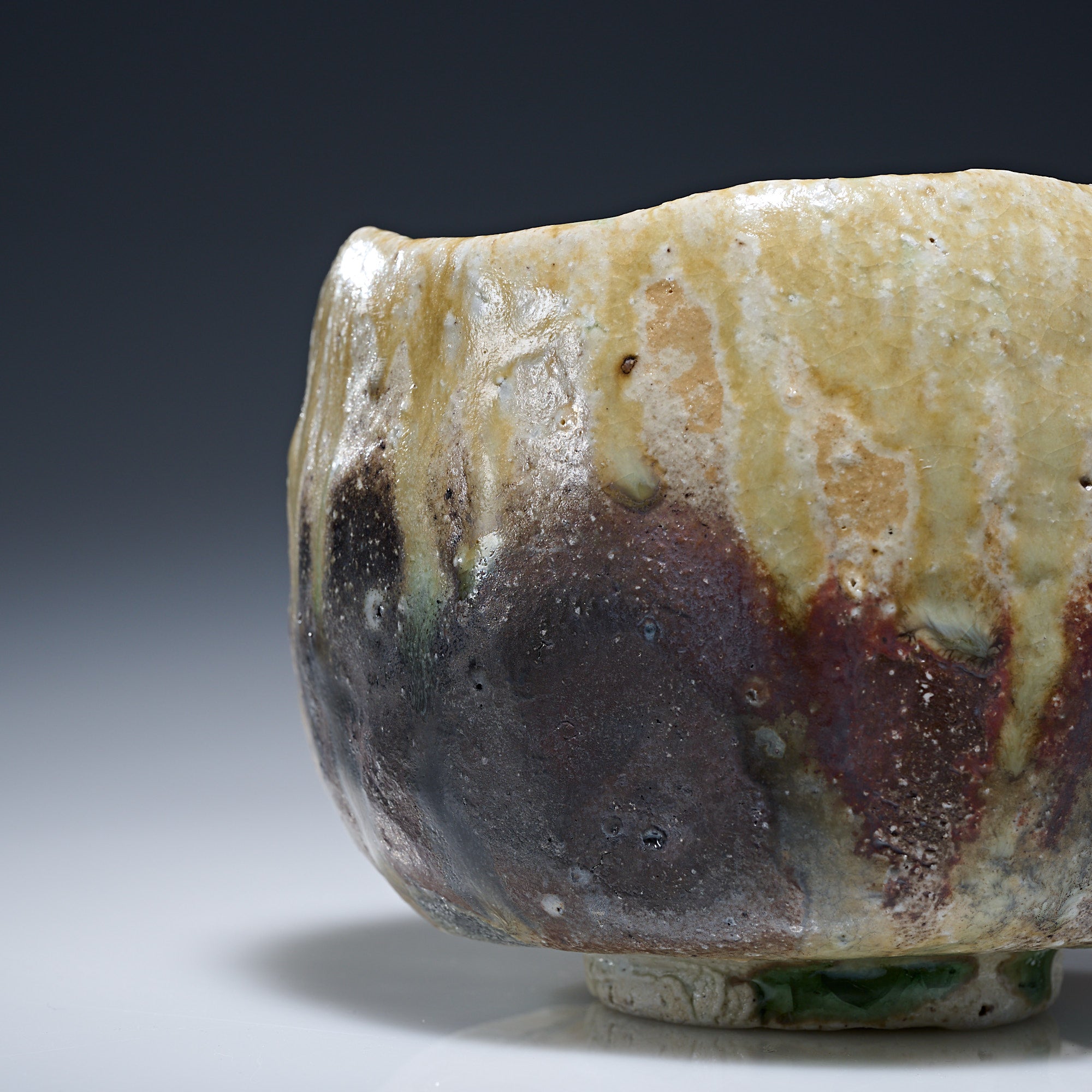 Iga Earthen Round Matcha Bowl