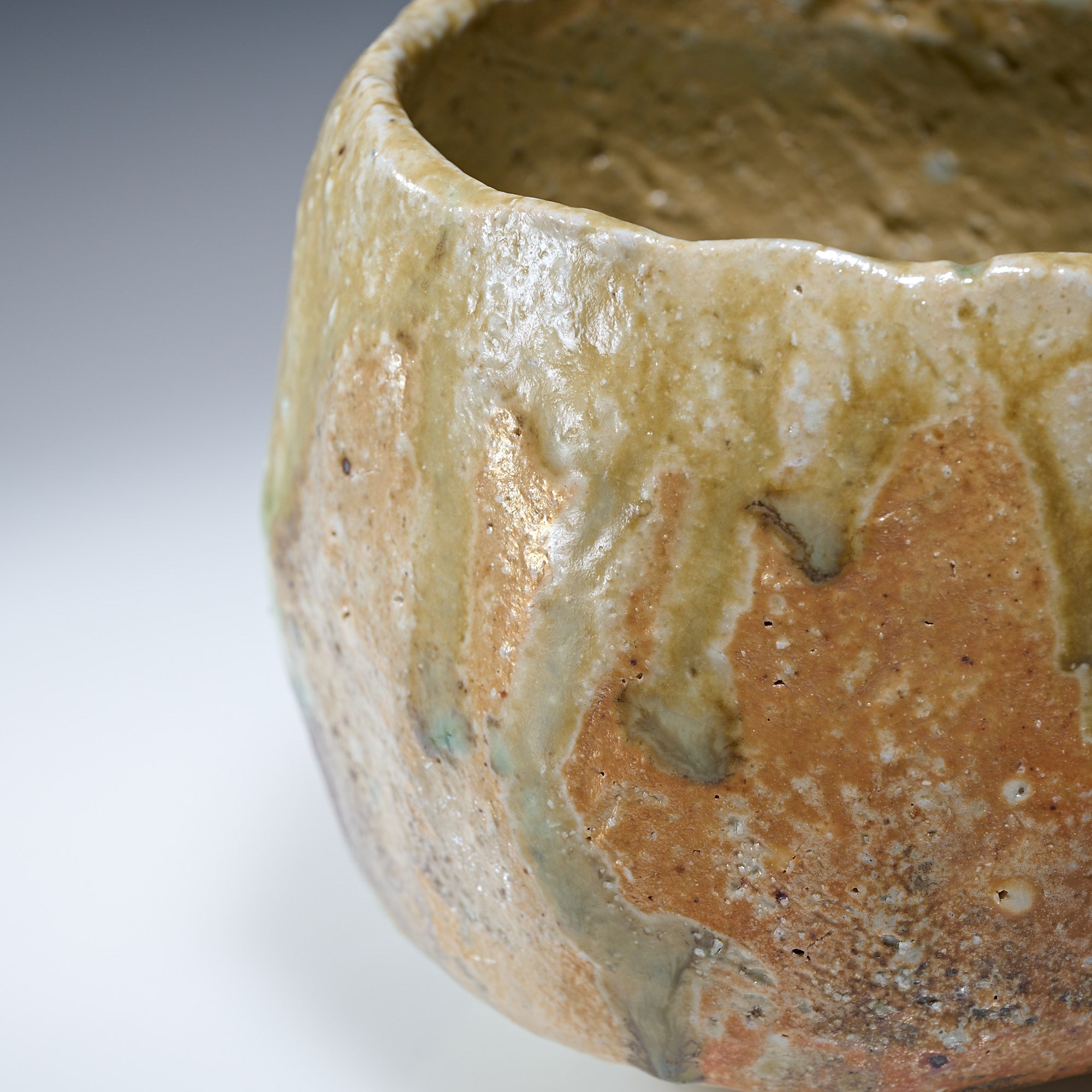 Iga Earthen Round Matcha Bowl