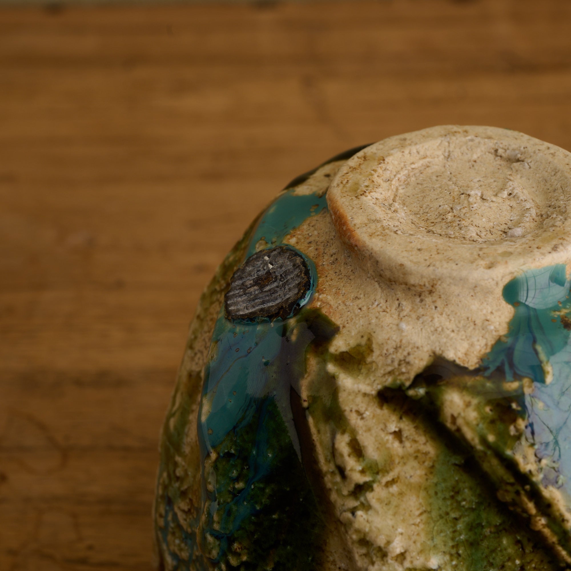 Oribe Earthen Wave Matcha Bowl