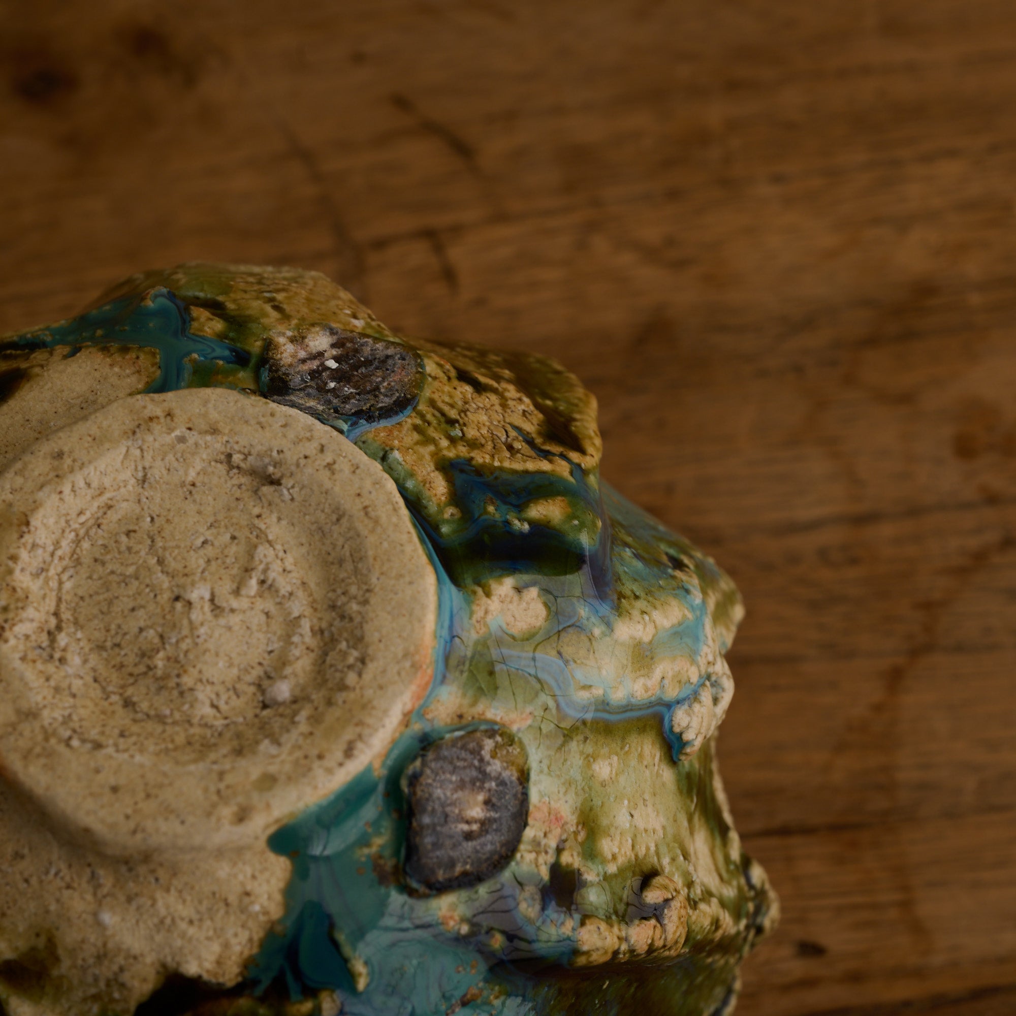 Oribe Earthen Wave Matcha Bowl
