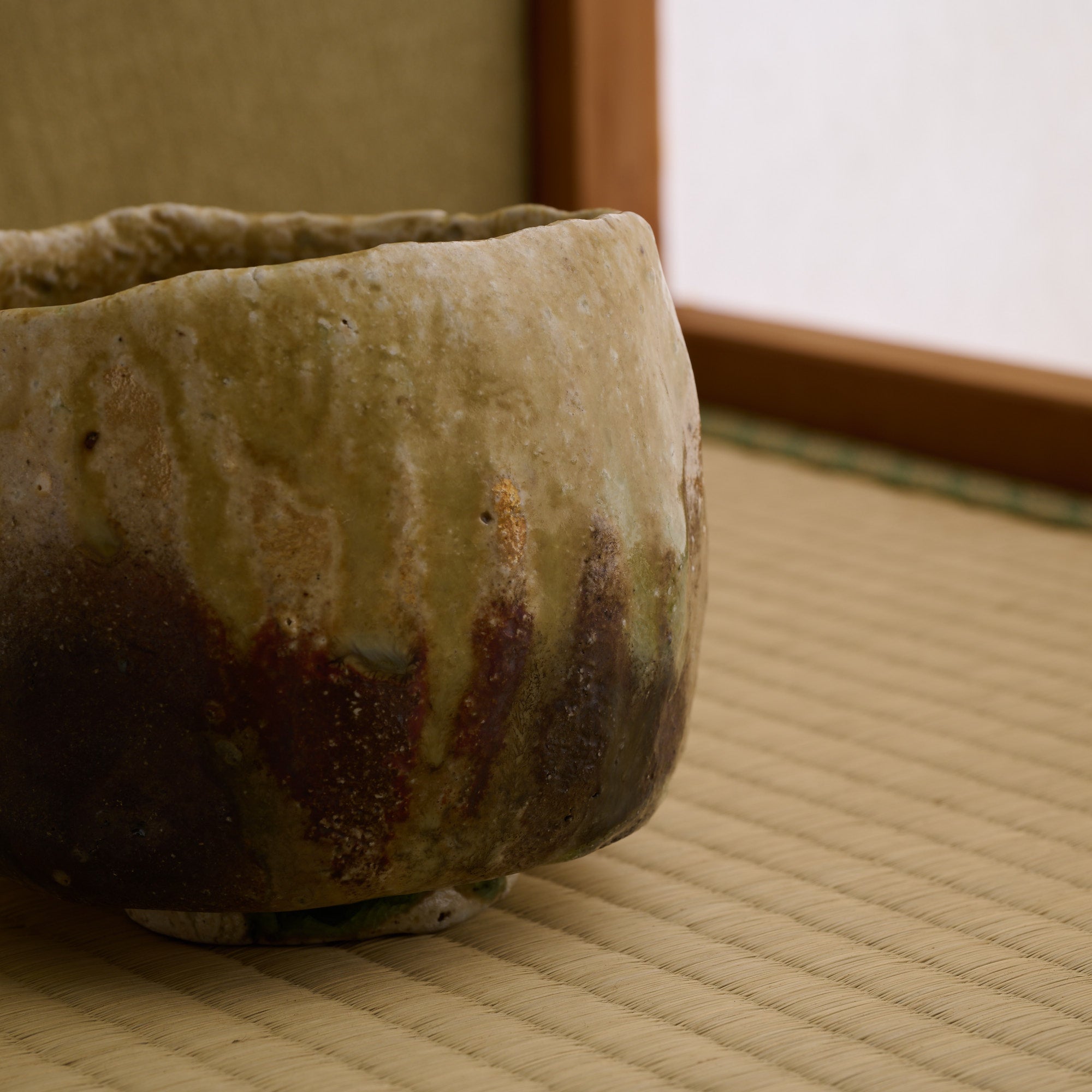 Iga Earthen Round Matcha Bowl