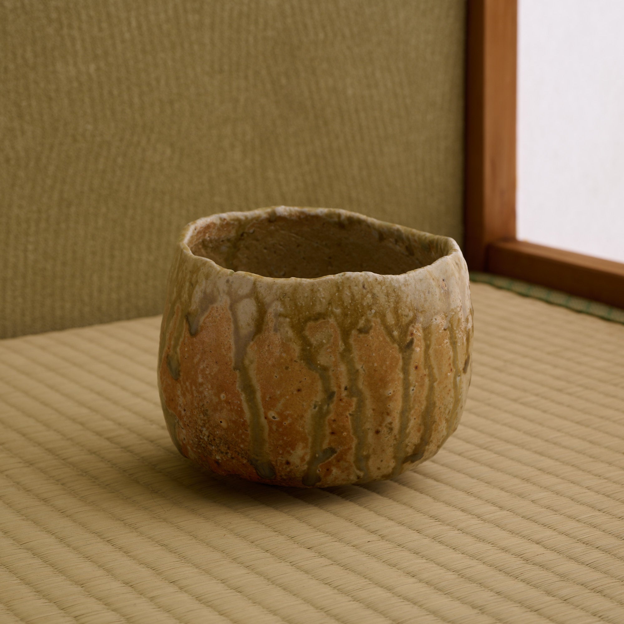 Iga Earthen Round Matcha Bowl