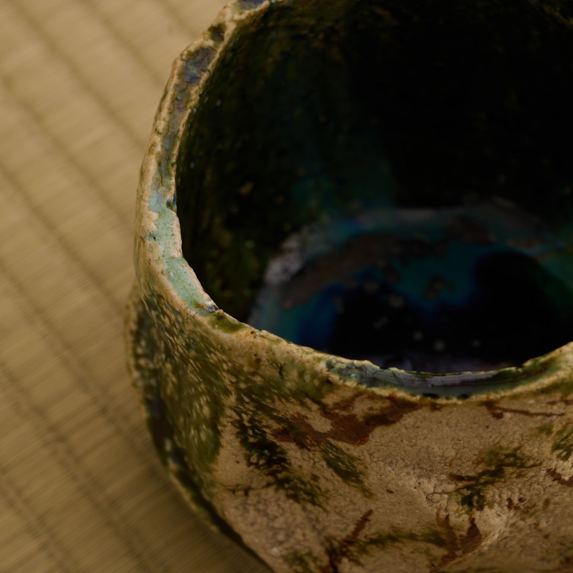 Oribe Stone-Impressed Matcha Bowl