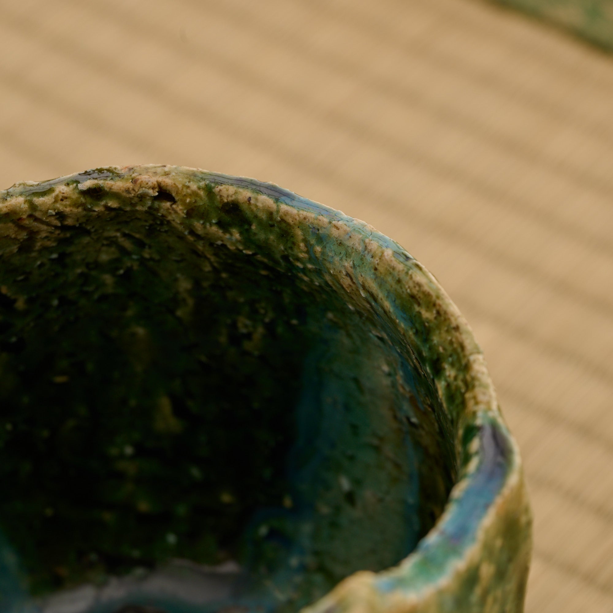 Oribe Stone-Impressed Matcha Bowl