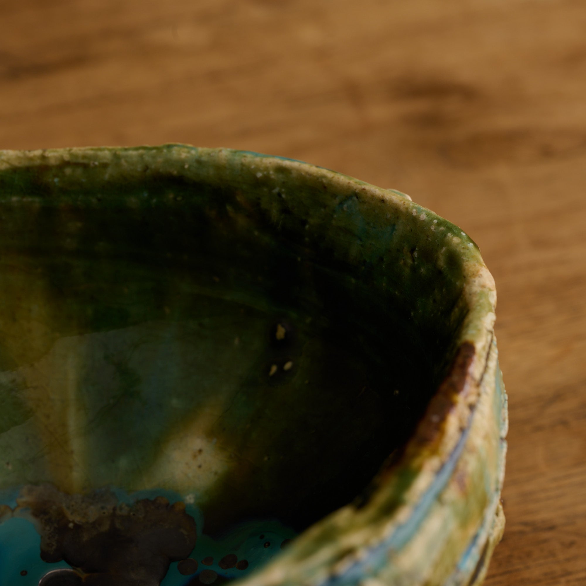 Oribe Asymmetrische ovale Matcha-Schale