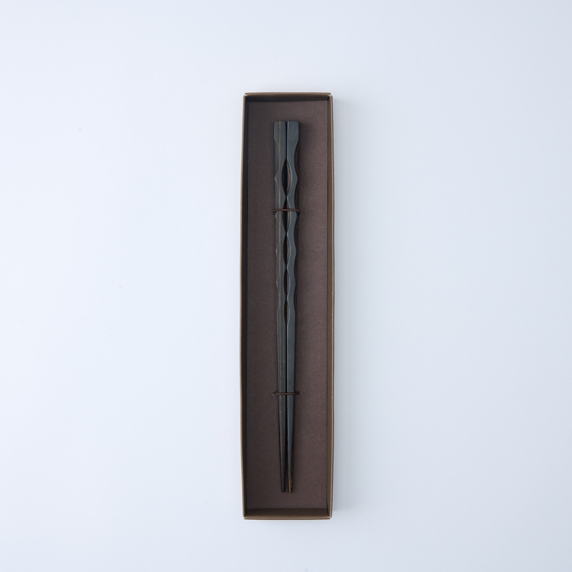 Wavy Grip Wood Grain Chopsticks