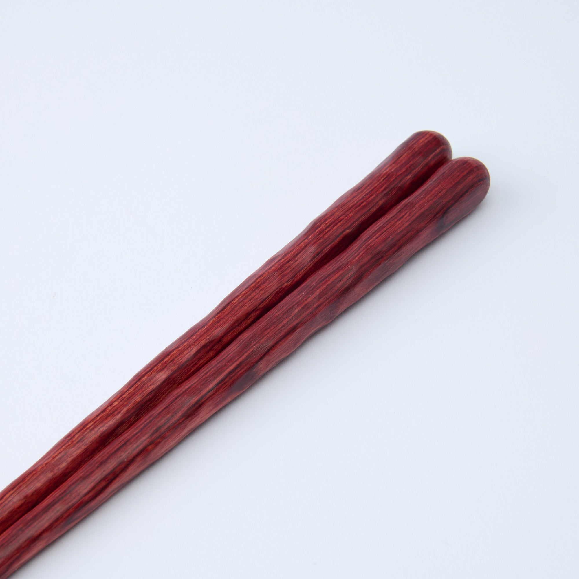 Thick Wavy Grip Wood Grain Chopsticks