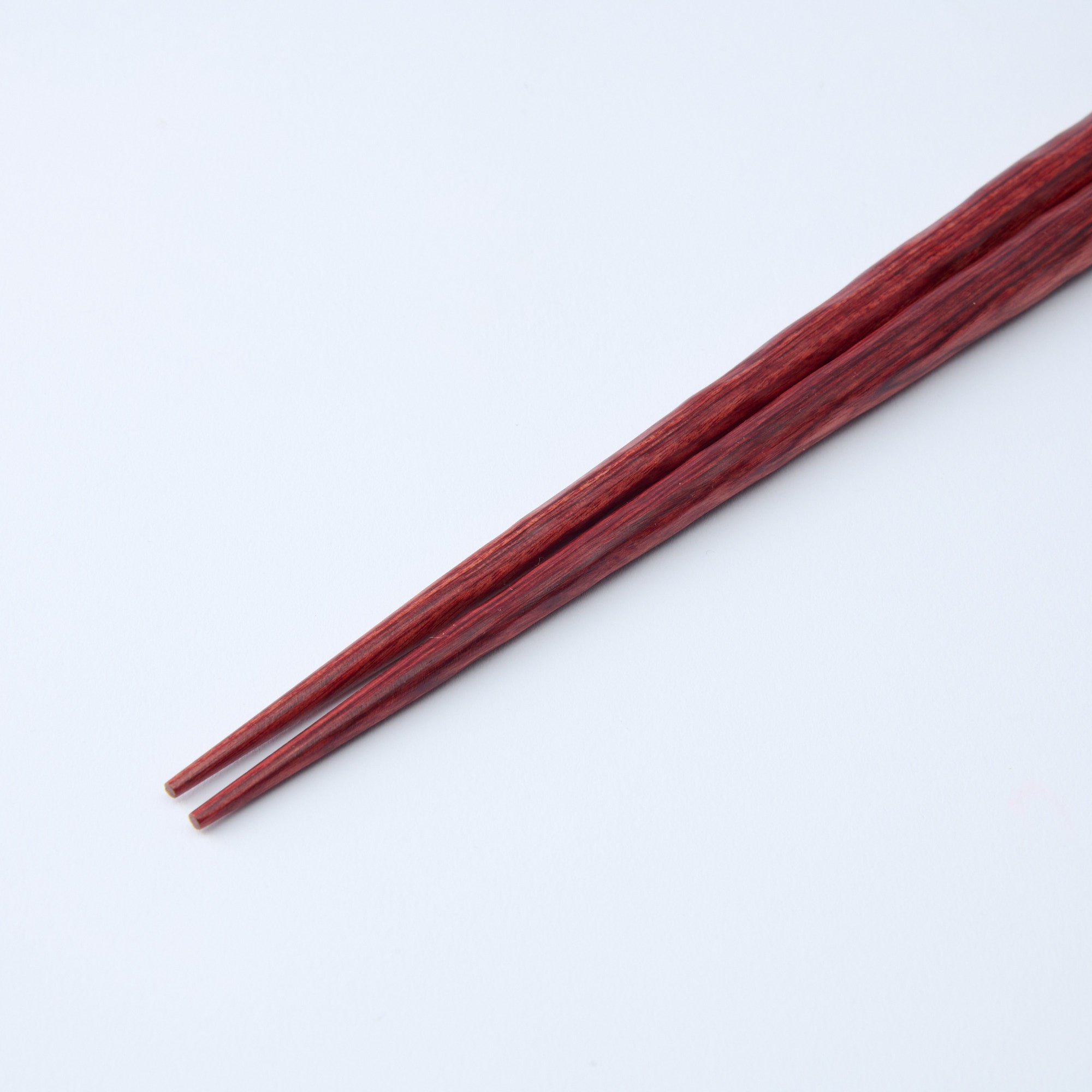 Thick Wavy Grip Wood Grain Chopsticks