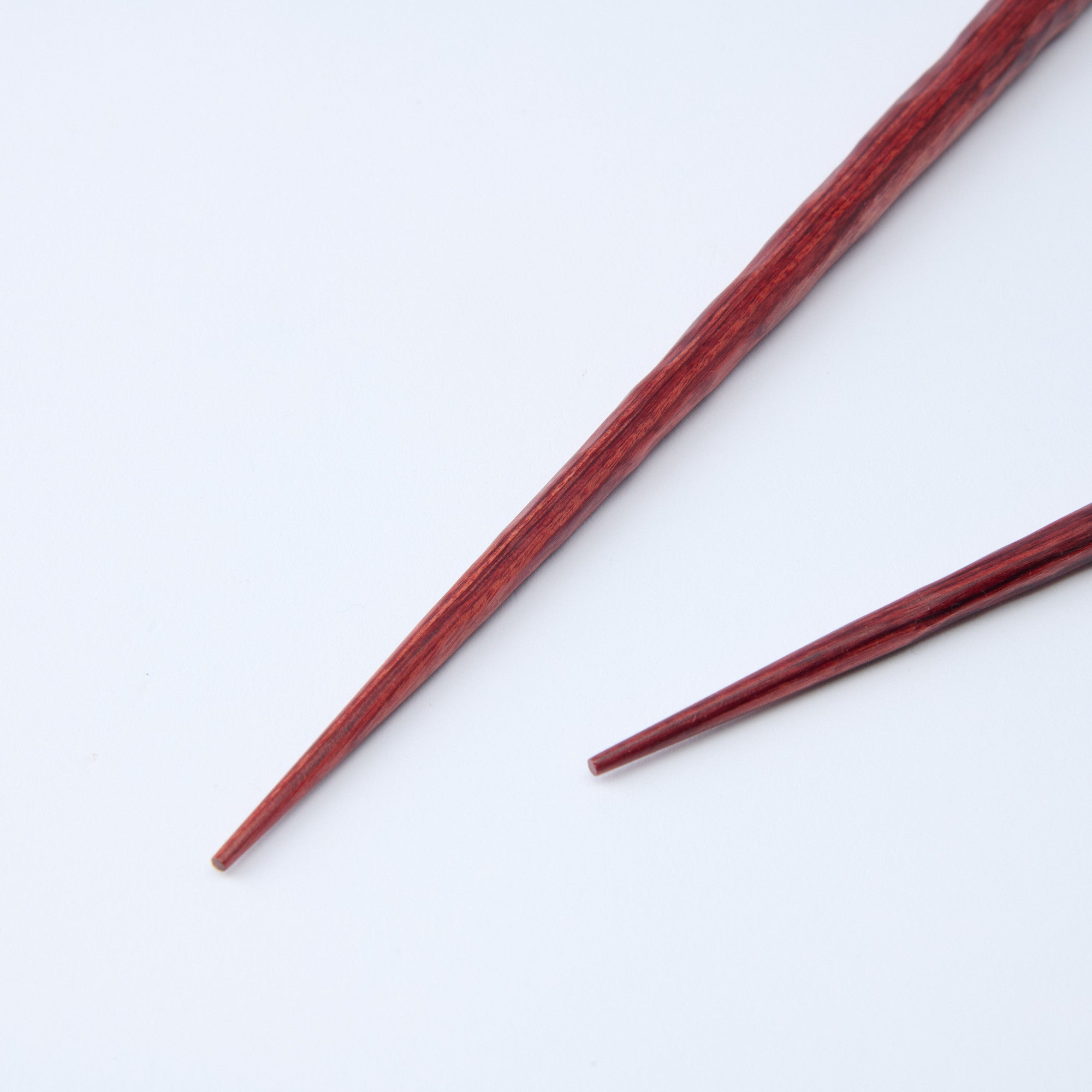 Thick Wavy Grip Wood Grain Chopsticks