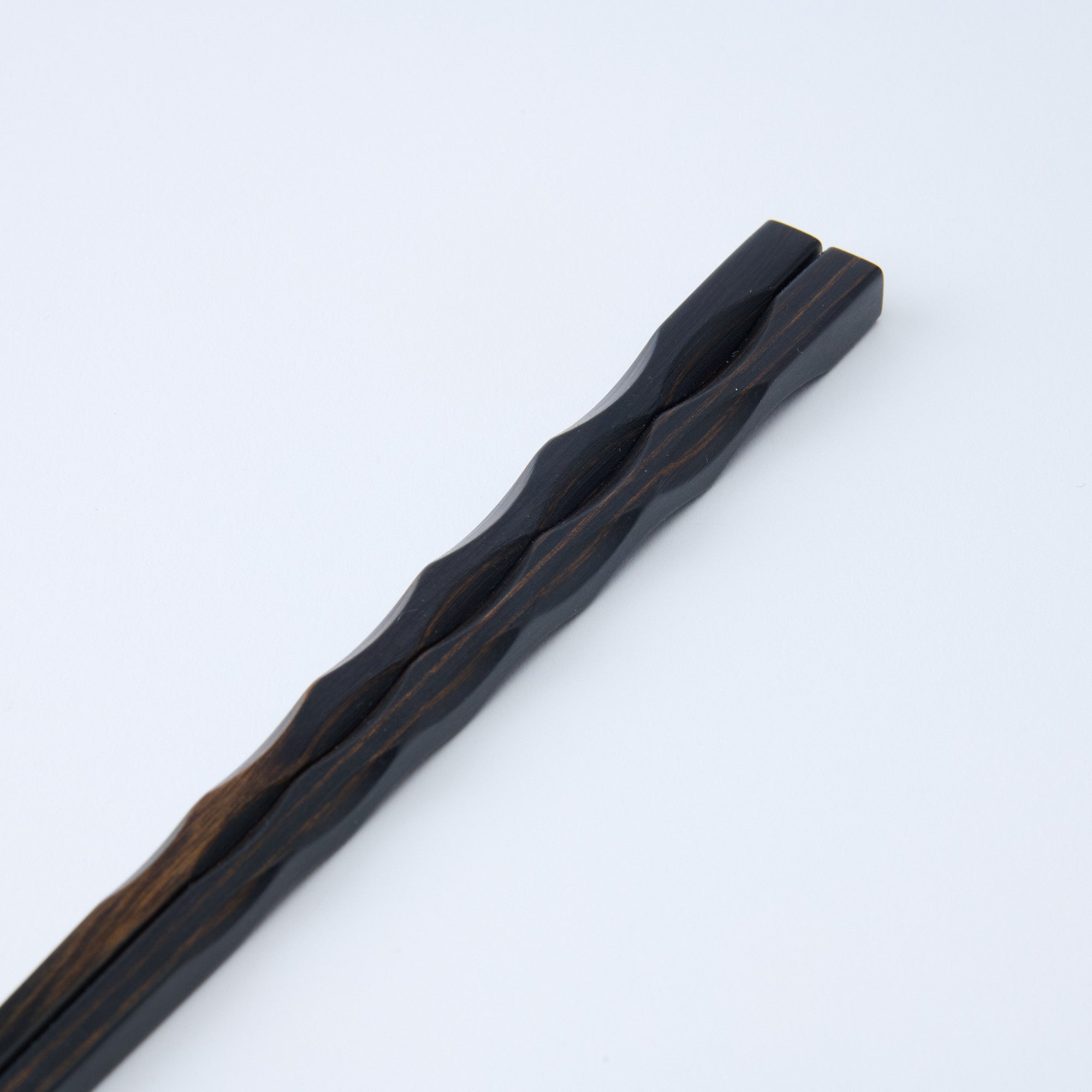 Wavy Grip Wood Grain Chopsticks