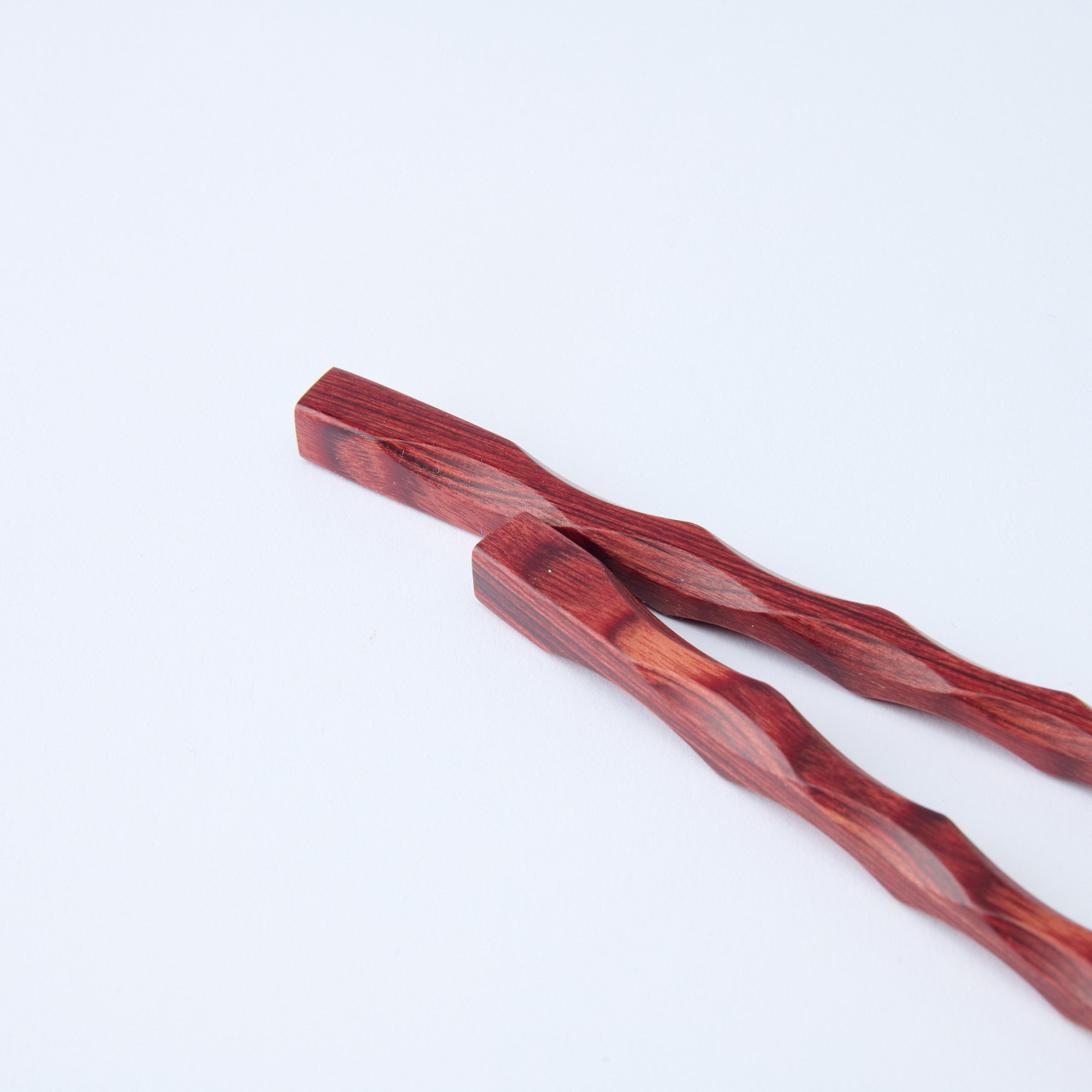 Wavy Grip Wood Grain Chopsticks