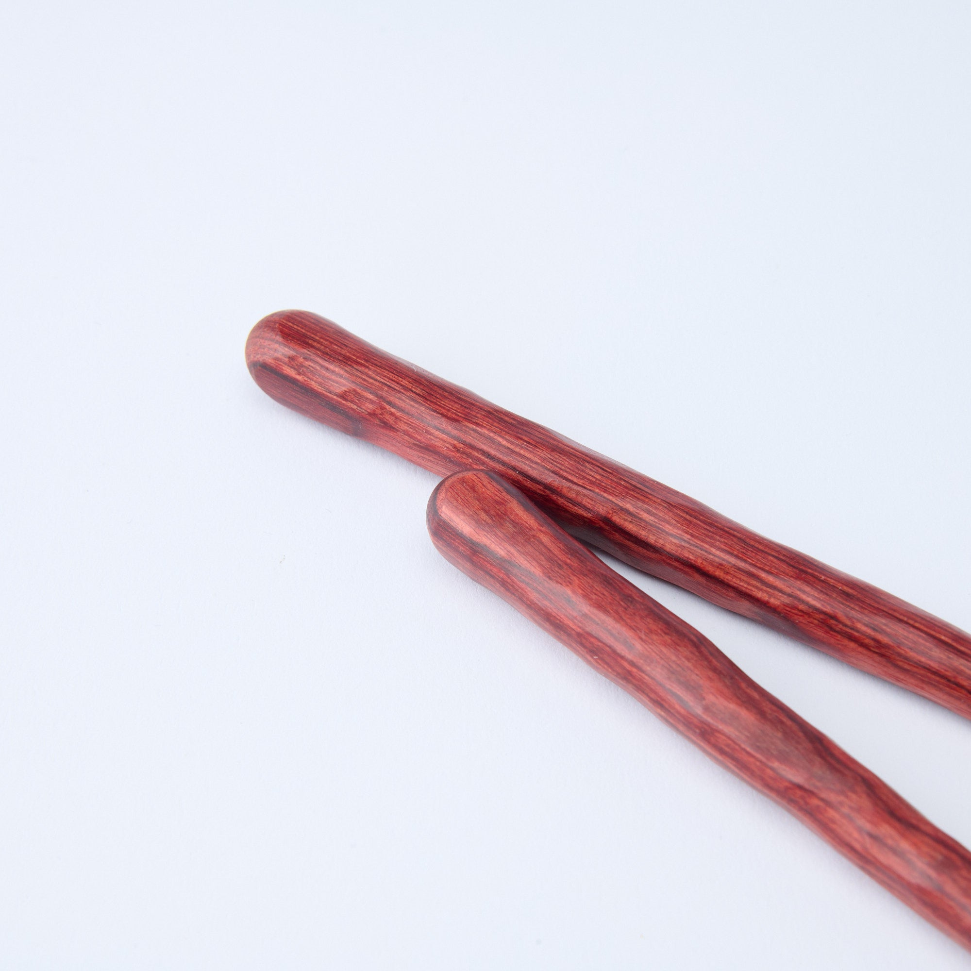 Thick Wavy Grip Wood Grain Chopsticks