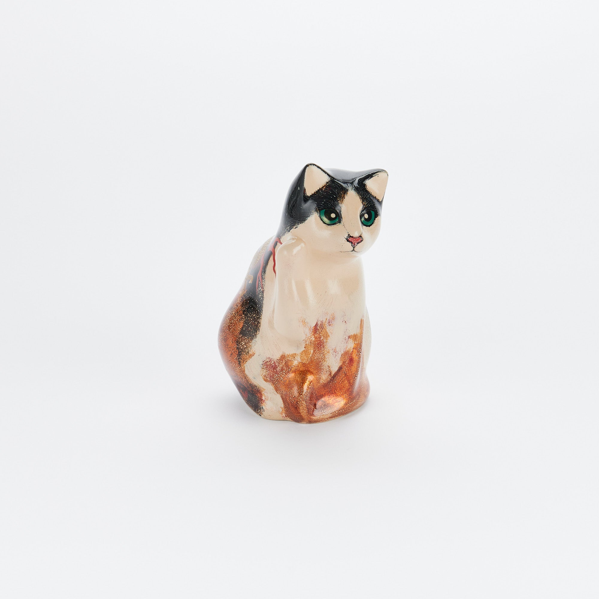 Dragon Maki-e Lucky Cat