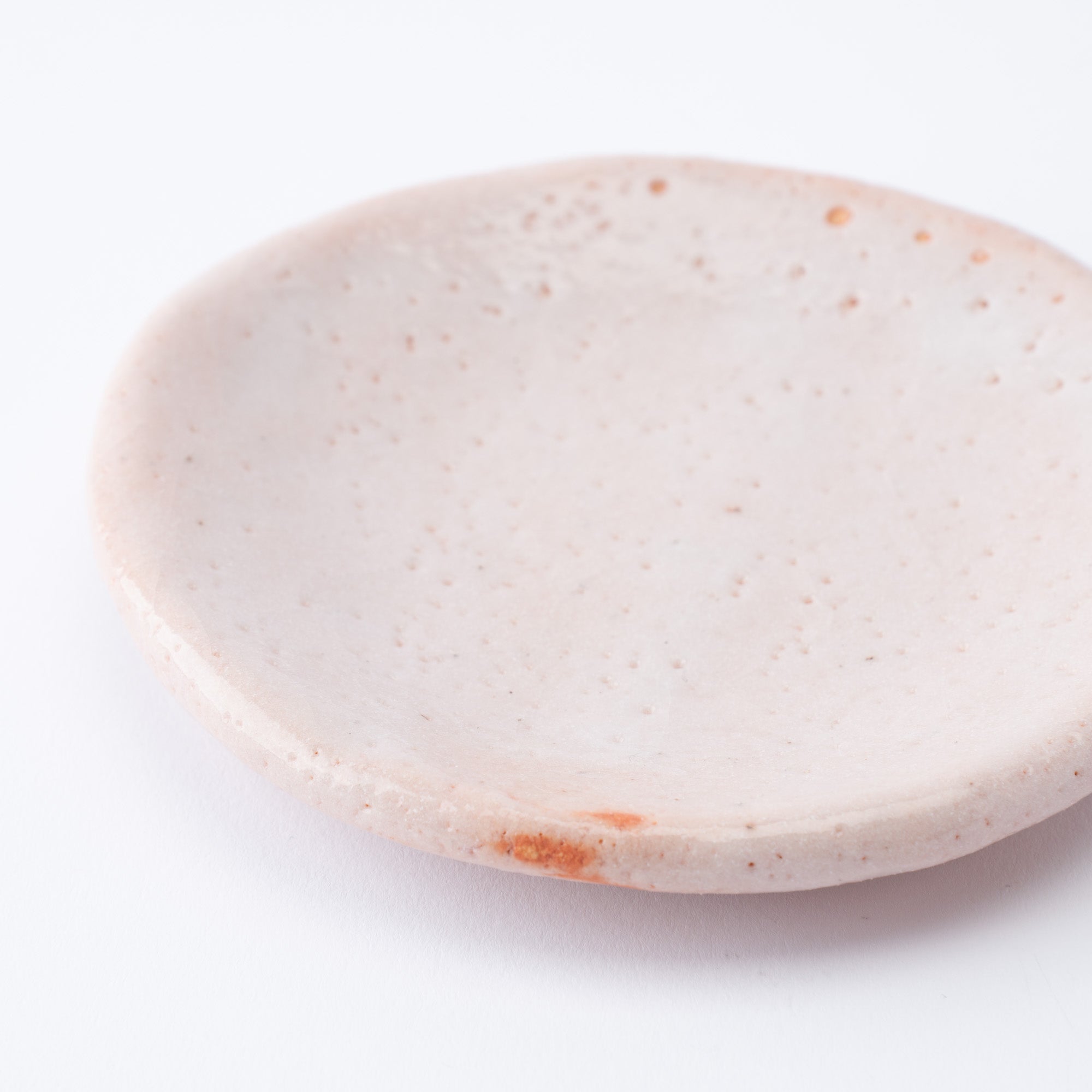 Shino Blush Sauce Plate