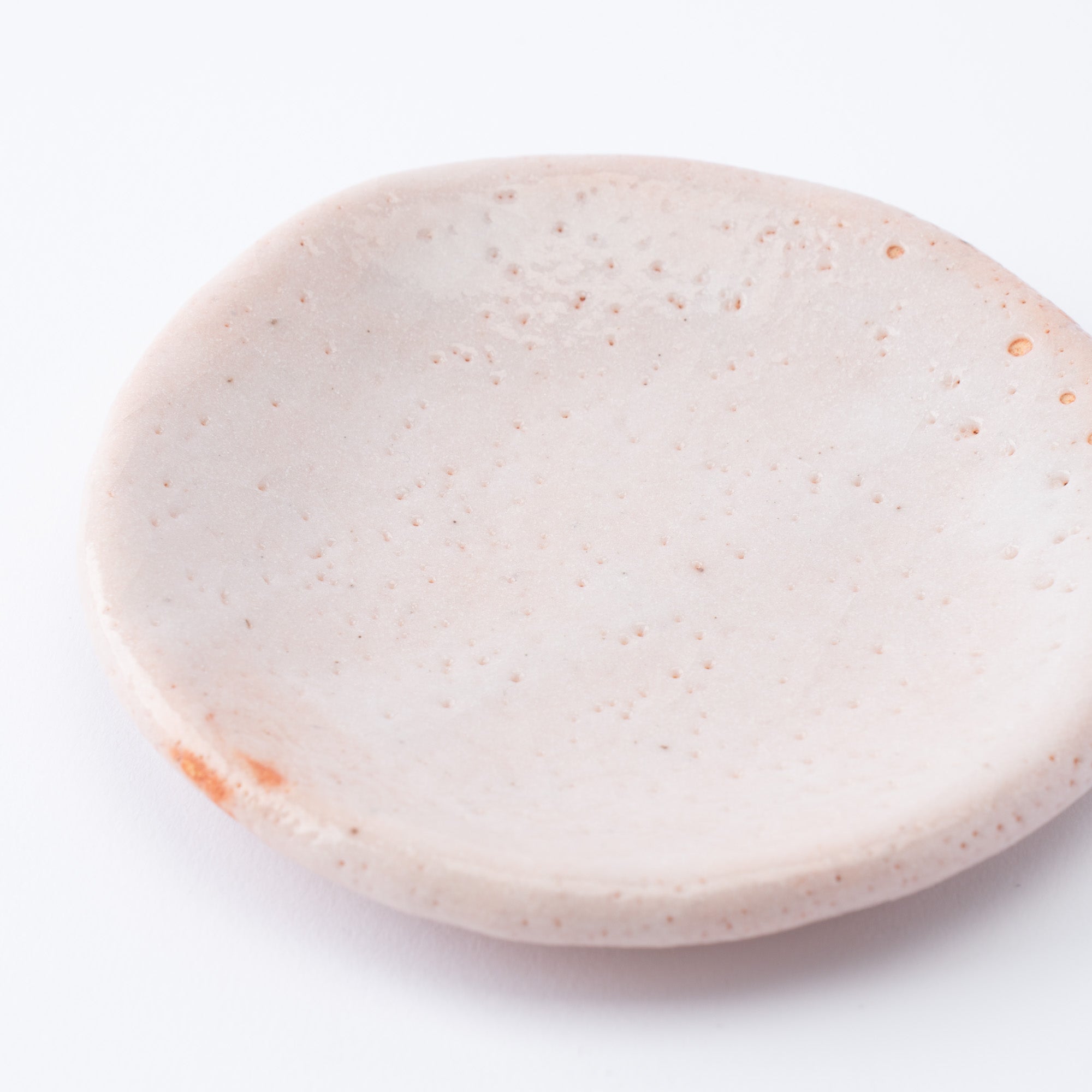 Shino Blush Sauce Plate