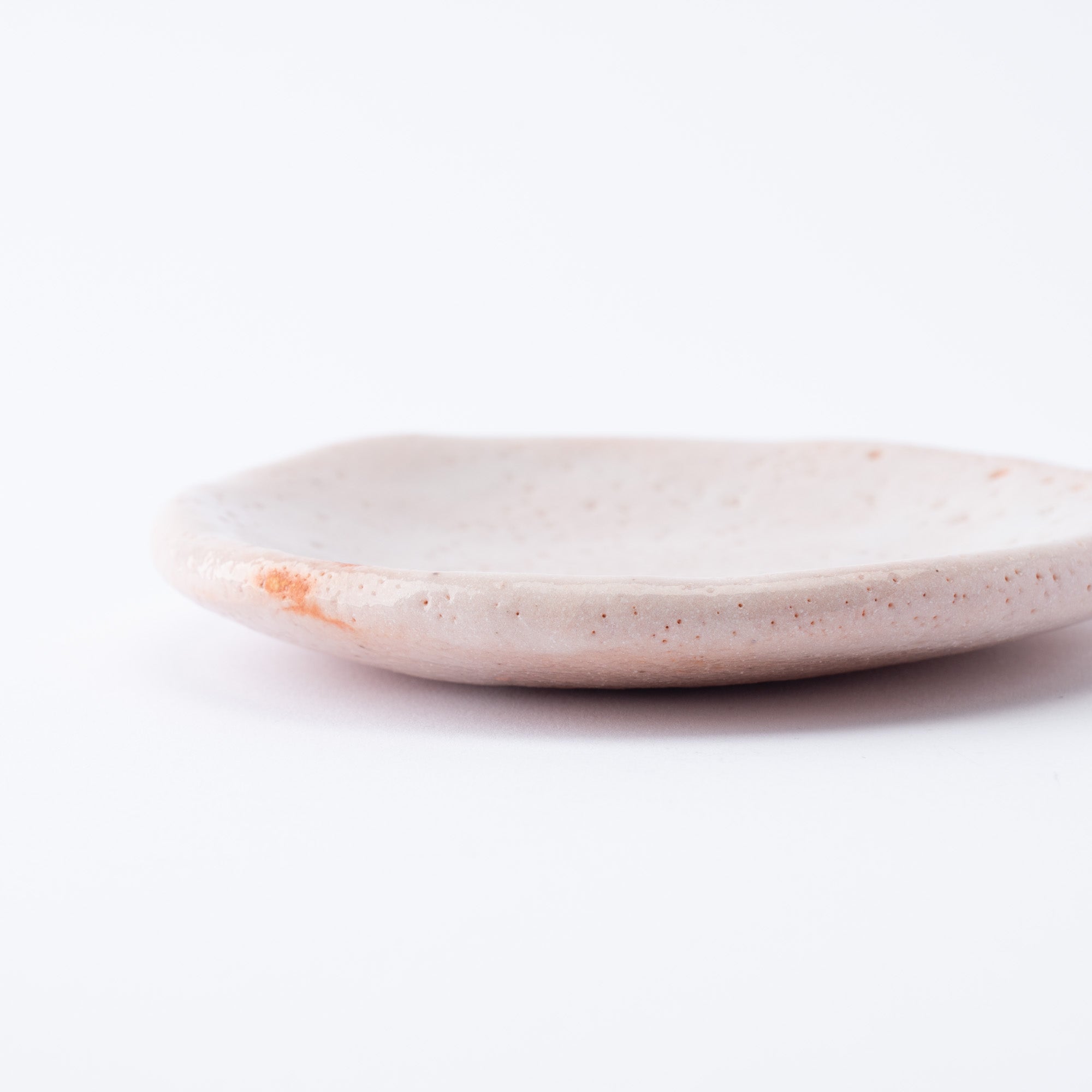 Shino Blush Sauce Plate