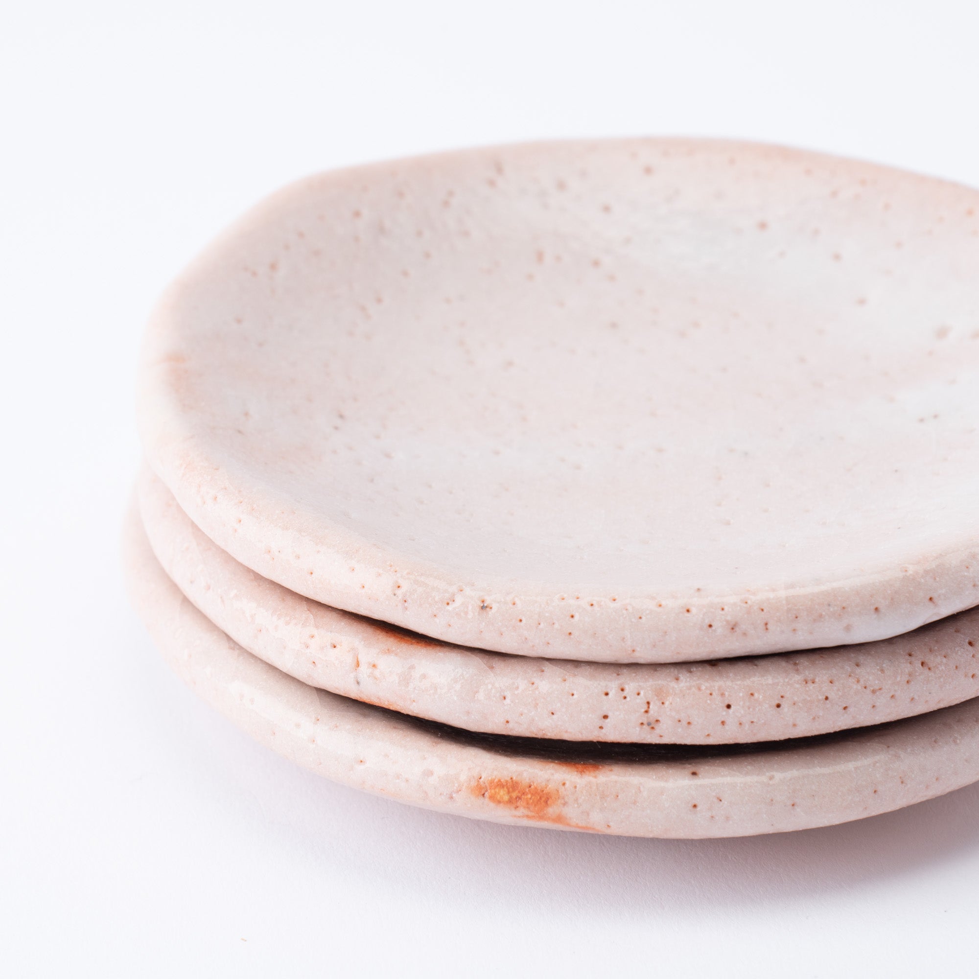 Shino Blush Sauce Plate