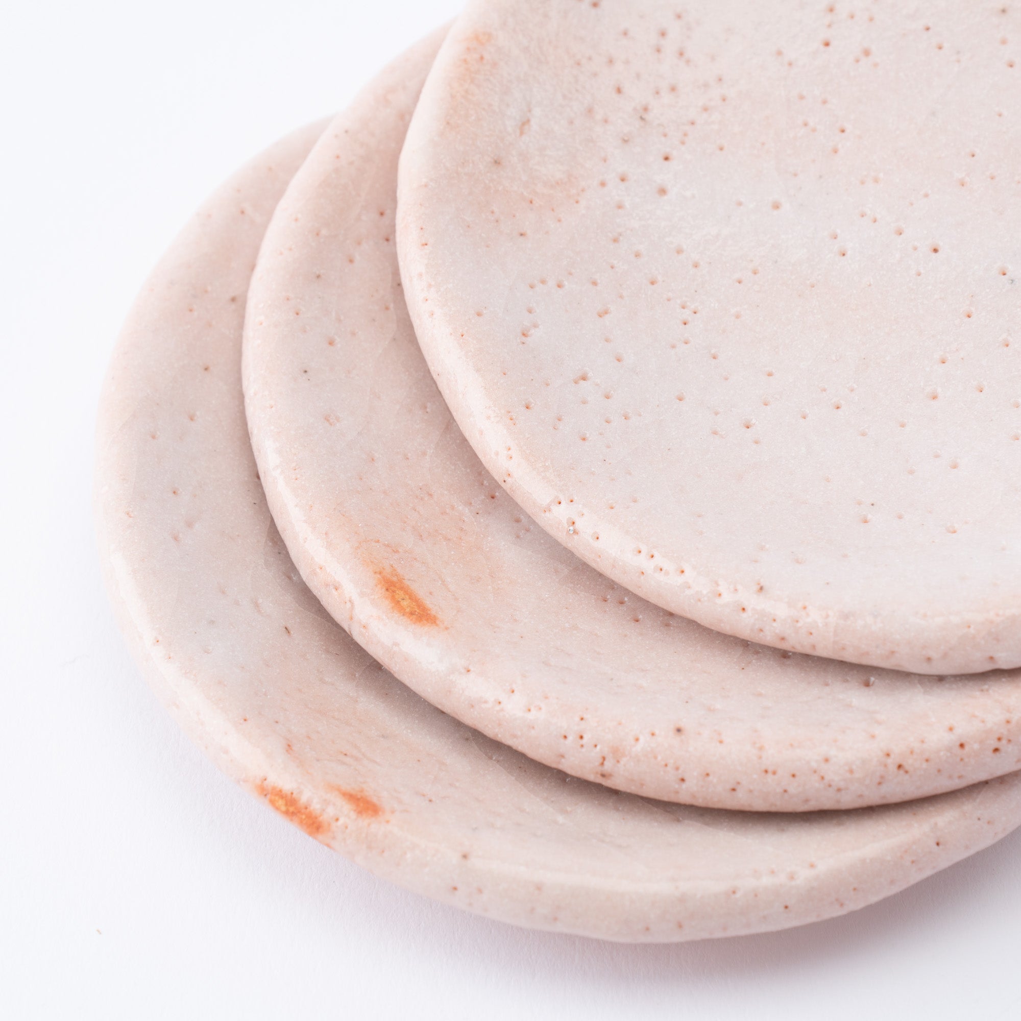 Shino Blush Sauce Plate