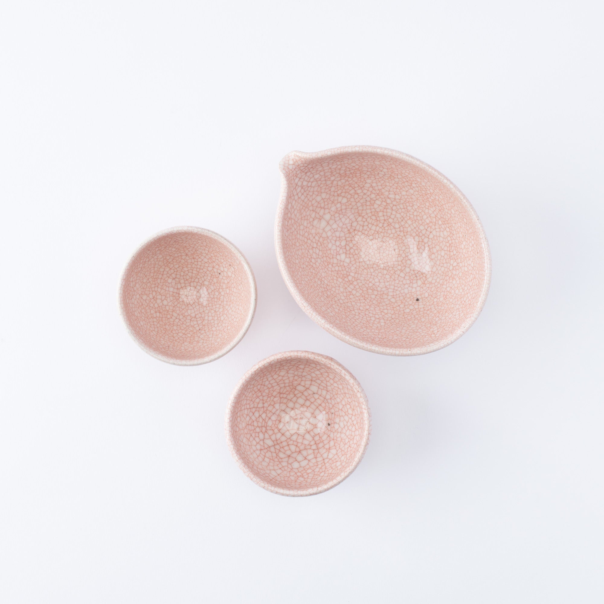 Pink Kannyu Katakuchi Sake Set